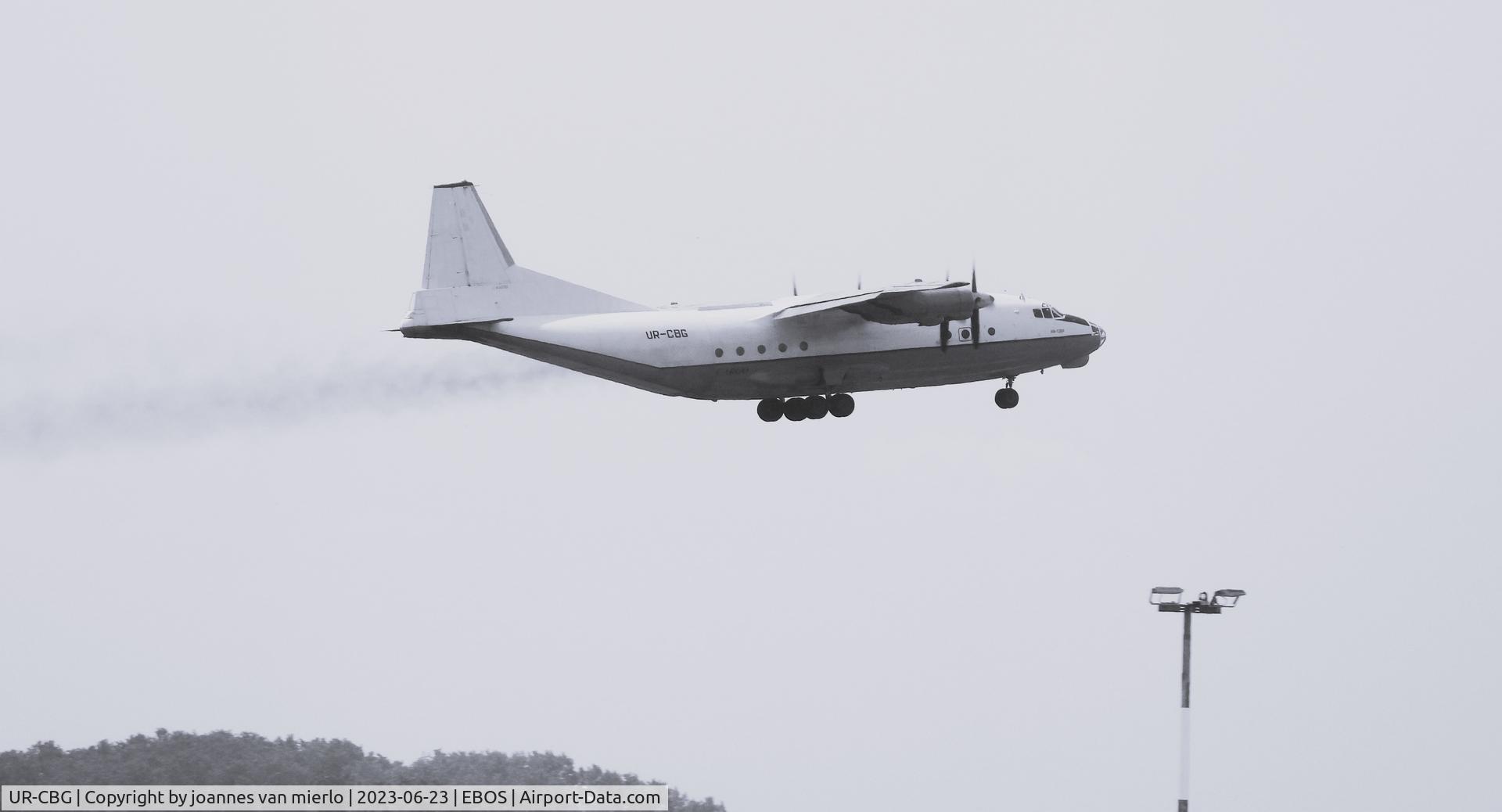 UR-CBG, 1966 Antonov An-12BK C/N 6343705, Ostend