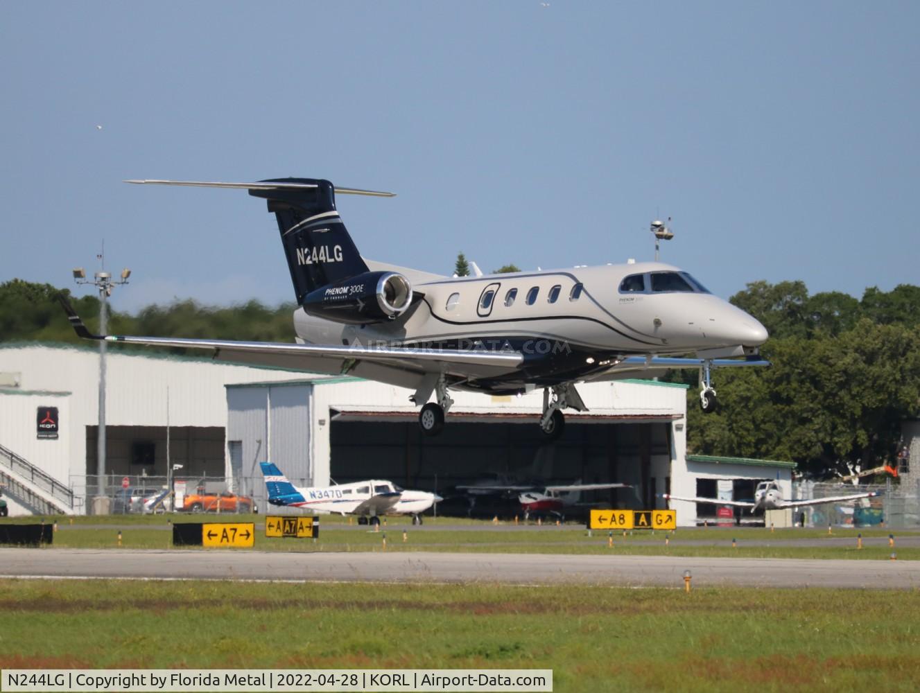 N244LG, 2021 Embraer EMB-505 Phenom 300E C/N 50500641, Phenom 300 zx
