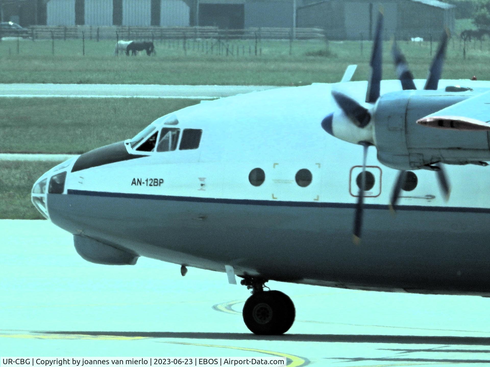 UR-CBG, 1966 Antonov An-12BK C/N 6343705, Ostend