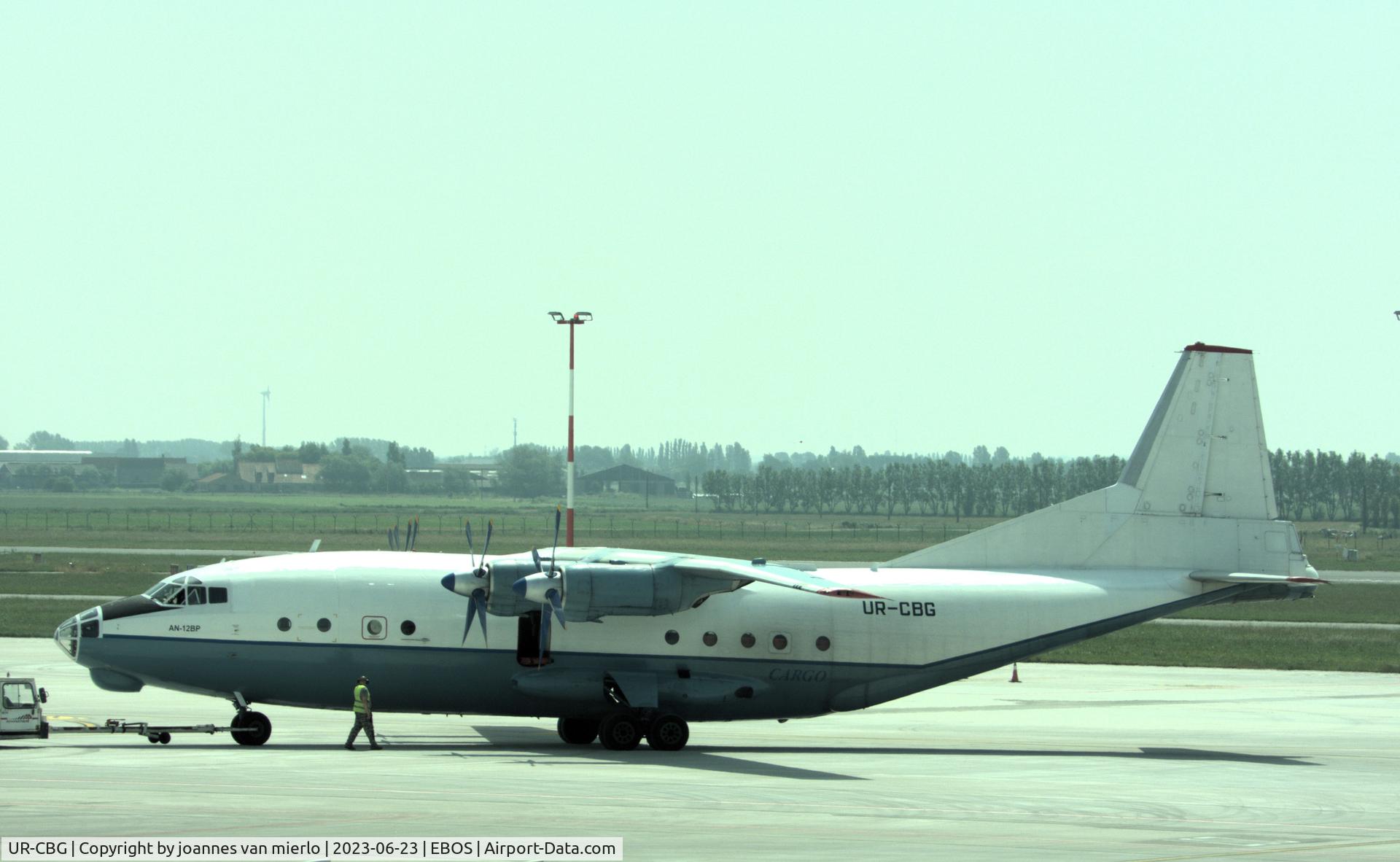 UR-CBG, 1966 Antonov An-12BK C/N 6343705, Ostend