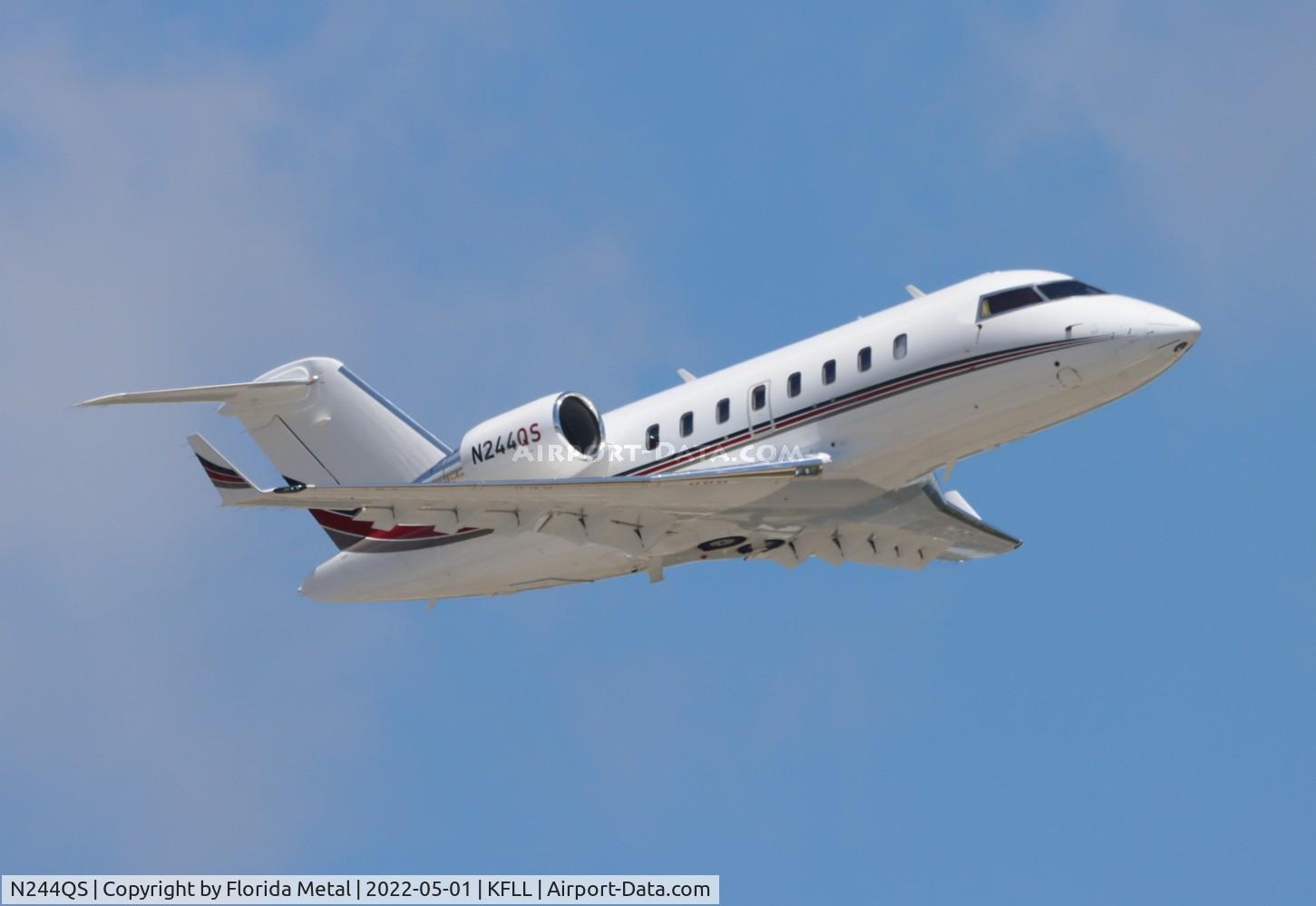 N244QS, 2021 Bombardier CL-600-2B16 (Challenger 650) C/N 6167, Challenger 650 zx