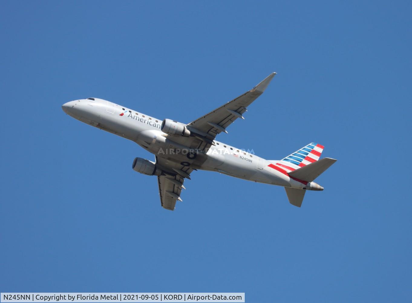 N245NN, 2016 Embraer 175LR (ERJ-170-200LR) C/N 17000614, Envoy/Eagle E175 zx
