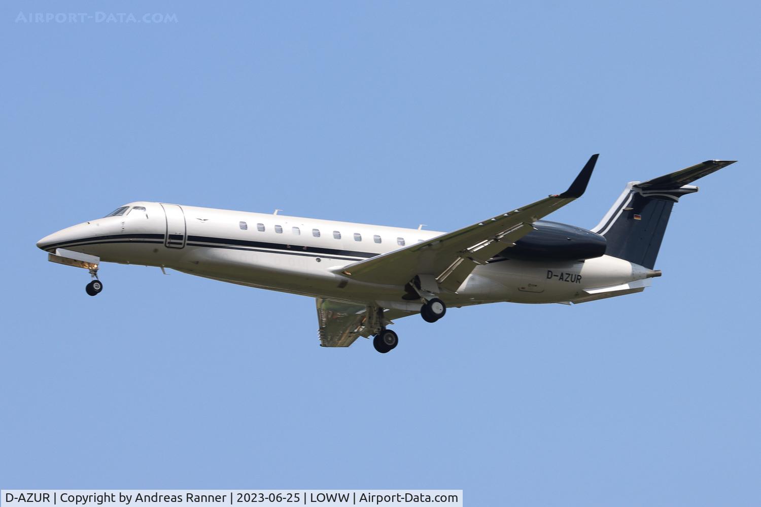 D-AZUR, 2016 Embraer EMB-135BJ Legacy 650 C/N 14501219, Air Hamburg ERJ-135 Legacy 650