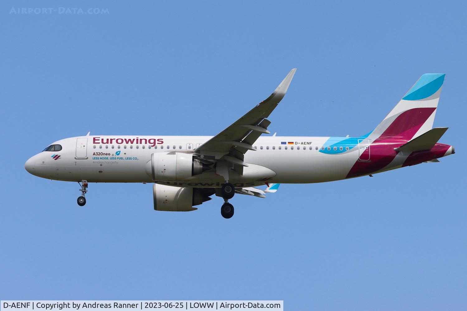 D-AENF, 2022 Airbus A320-251N C/N 10674, Eurwings A320neo