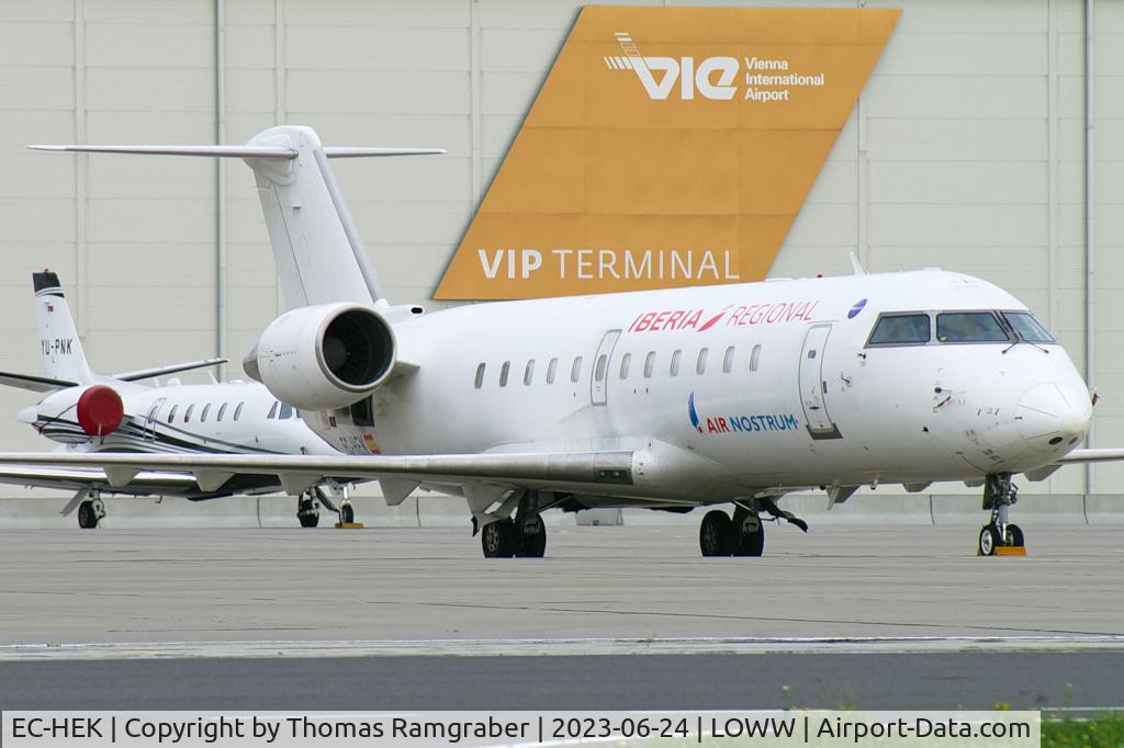 EC-HEK, 1999 Canadair CRJ-200ER (CL-600-2B19) C/N 7320, Iberia Regional (Air Nostrum) Canadair Regionaljet CRJ-200ER