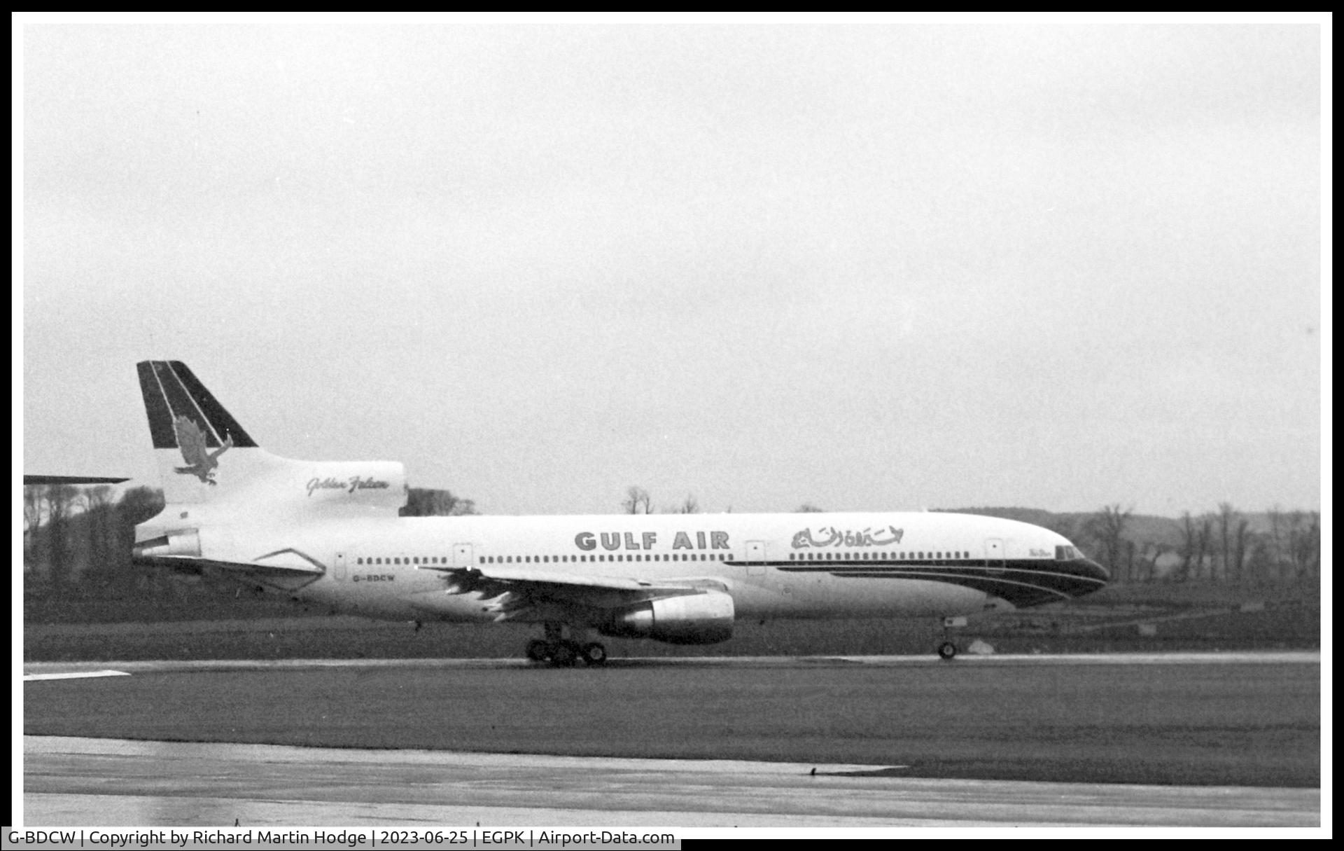 G-BDCW, 1975 Lockheed L-1011-385-1-15 TriStar 200 C/N 193U-1131, Date not recorded.