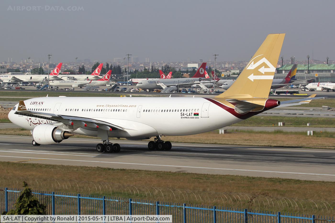 5A-LAT, 2014 Airbus A330-202 C/N 1505, at ist