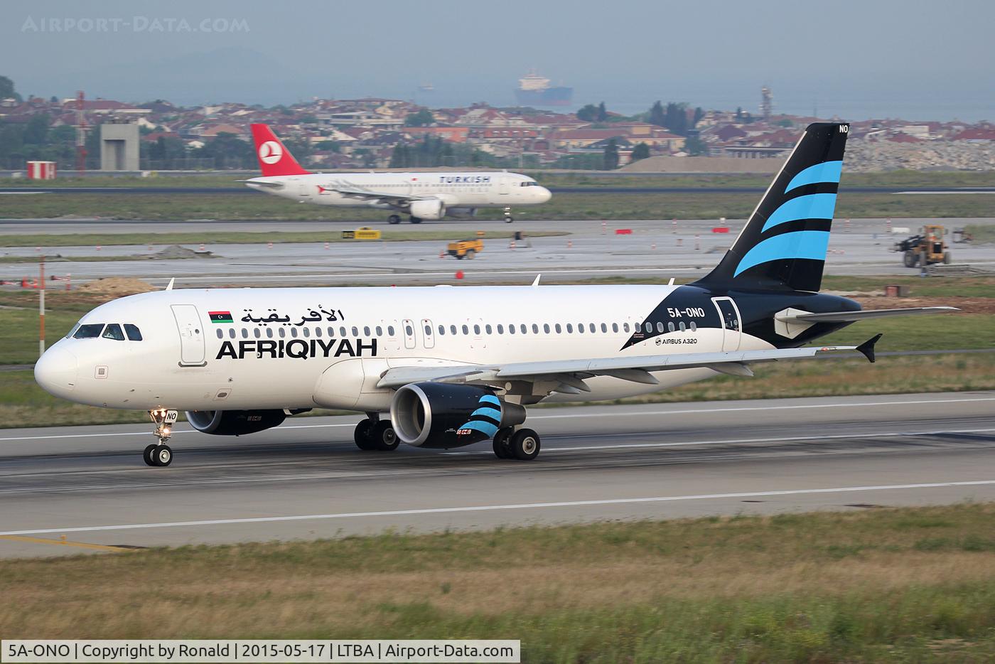 5A-ONO, 2011 Airbus A320-214 C/N 4639, at ist