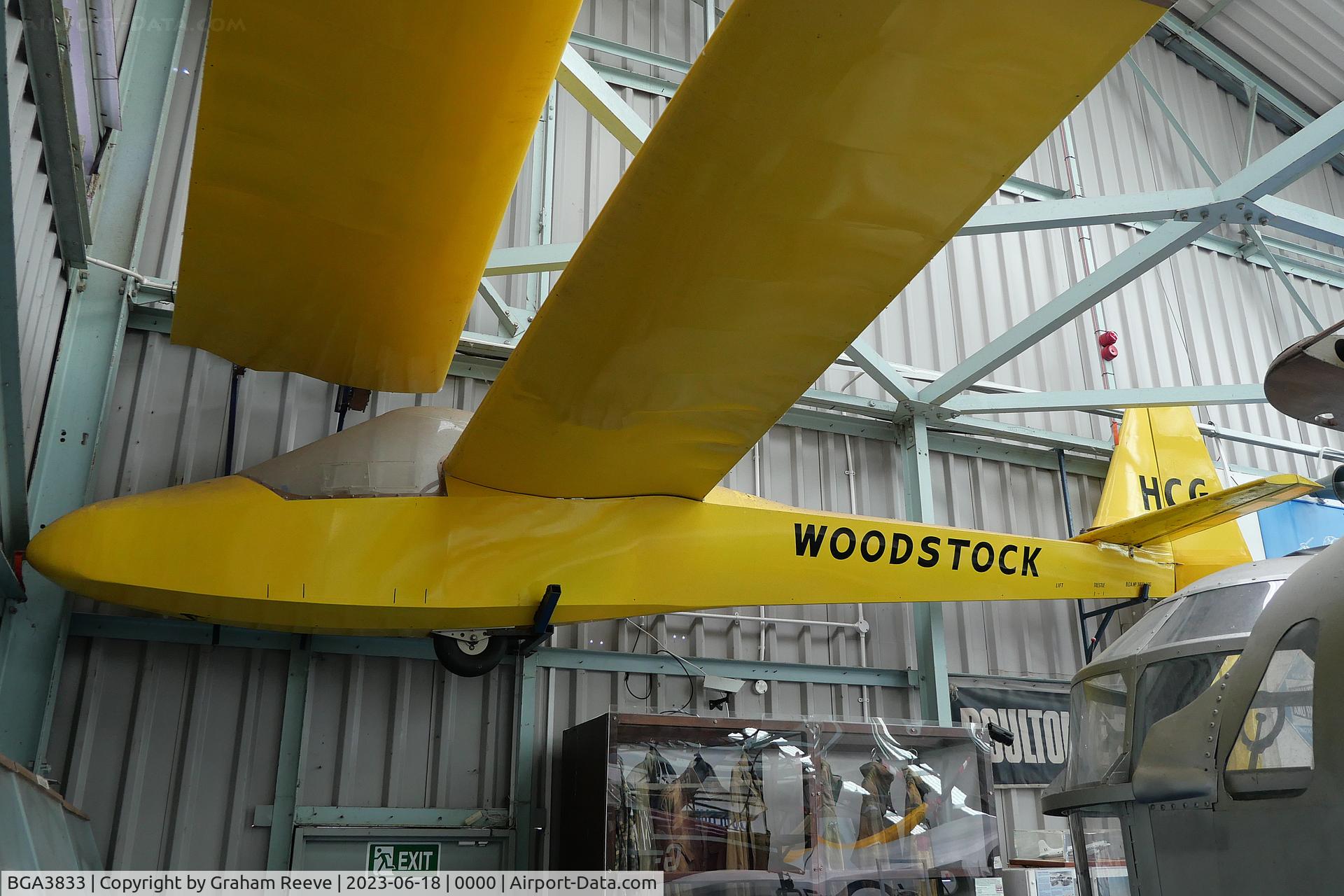 BGA3833, Maupin Woodstock C/N Not found BGA3833, Preserved at the Norfolk and Suffolk Aviation Museum, Flixton.