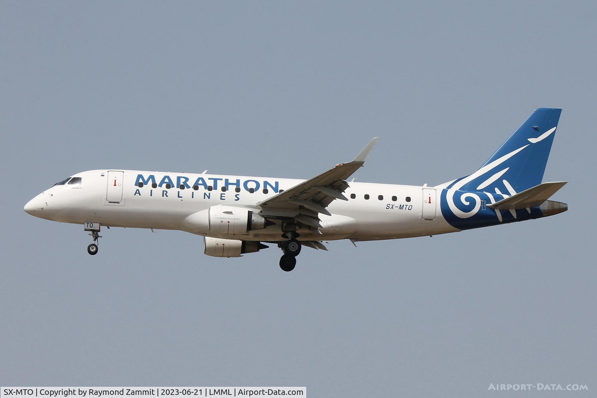 SX-MTO, 2012 Embraer 175LR (ERJ-170-200LR) C/N 17000347, Embraer EMB-175LR SX-MTO Marathon Airlines