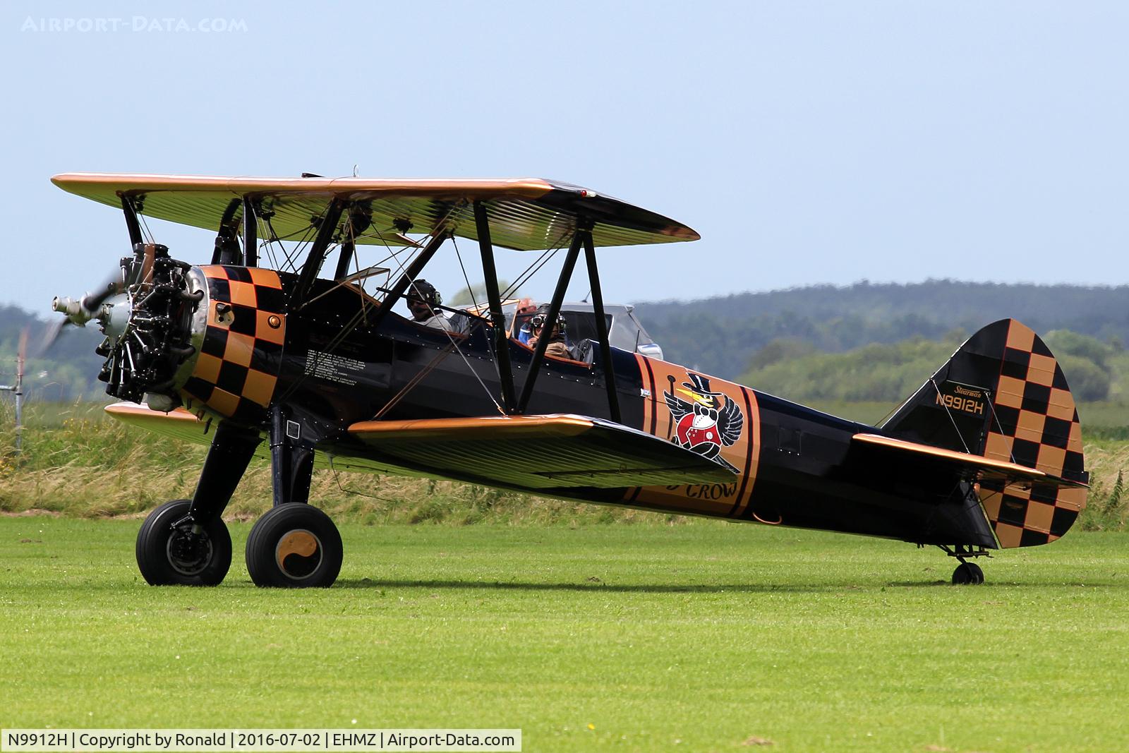 N9912H, 1943 Boeing N2S-3 Kaydet (B75N1) C/N 75-7213, at ehmz