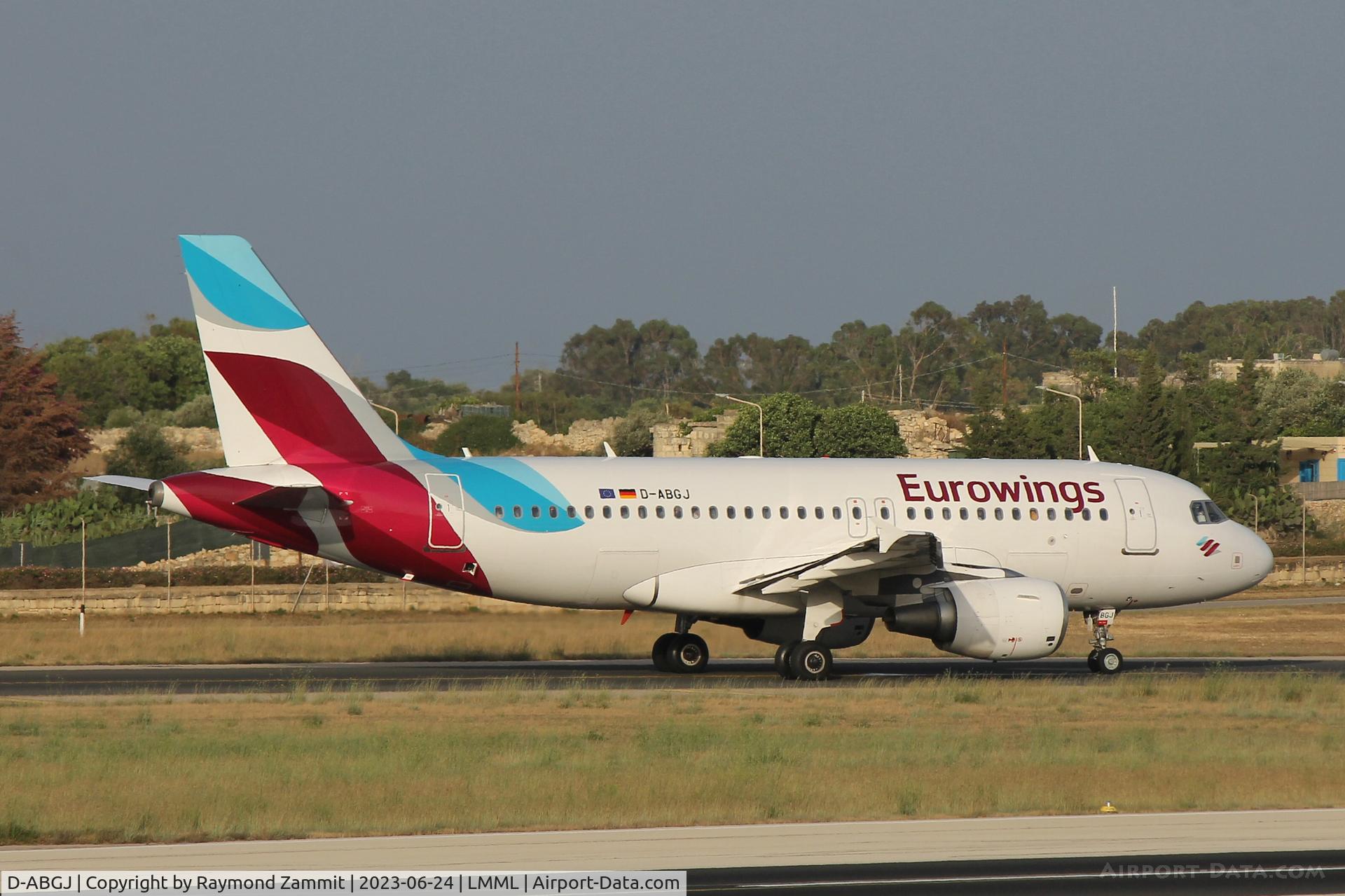 D-ABGJ, 2008 Airbus A319-112 C/N 3415, A319 D-ABGJ EuroWings