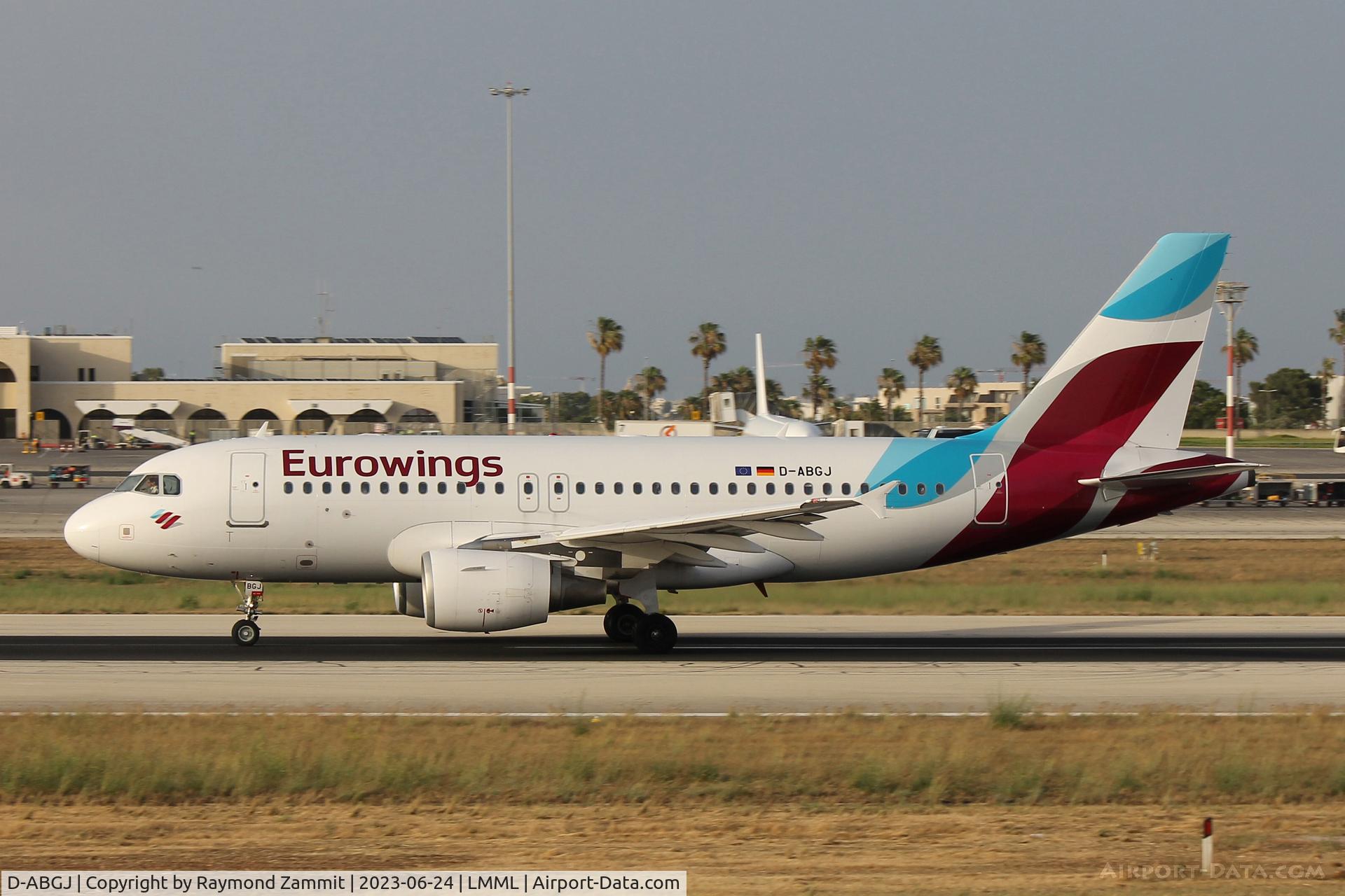 D-ABGJ, 2008 Airbus A319-112 C/N 3415, A319 D-ABGJ EuroWings