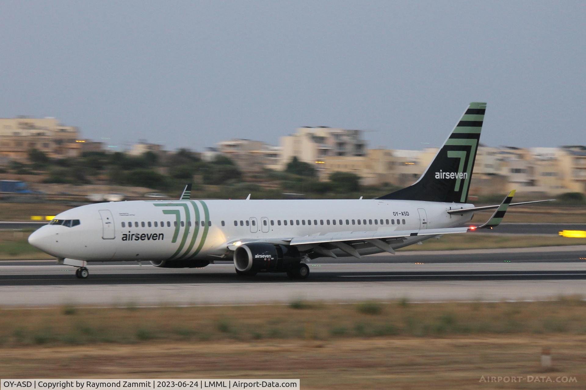 OY-ASD, 2009 Boeing 737-8FZ C/N 29674, B737-800 OY-ASD Air Seven