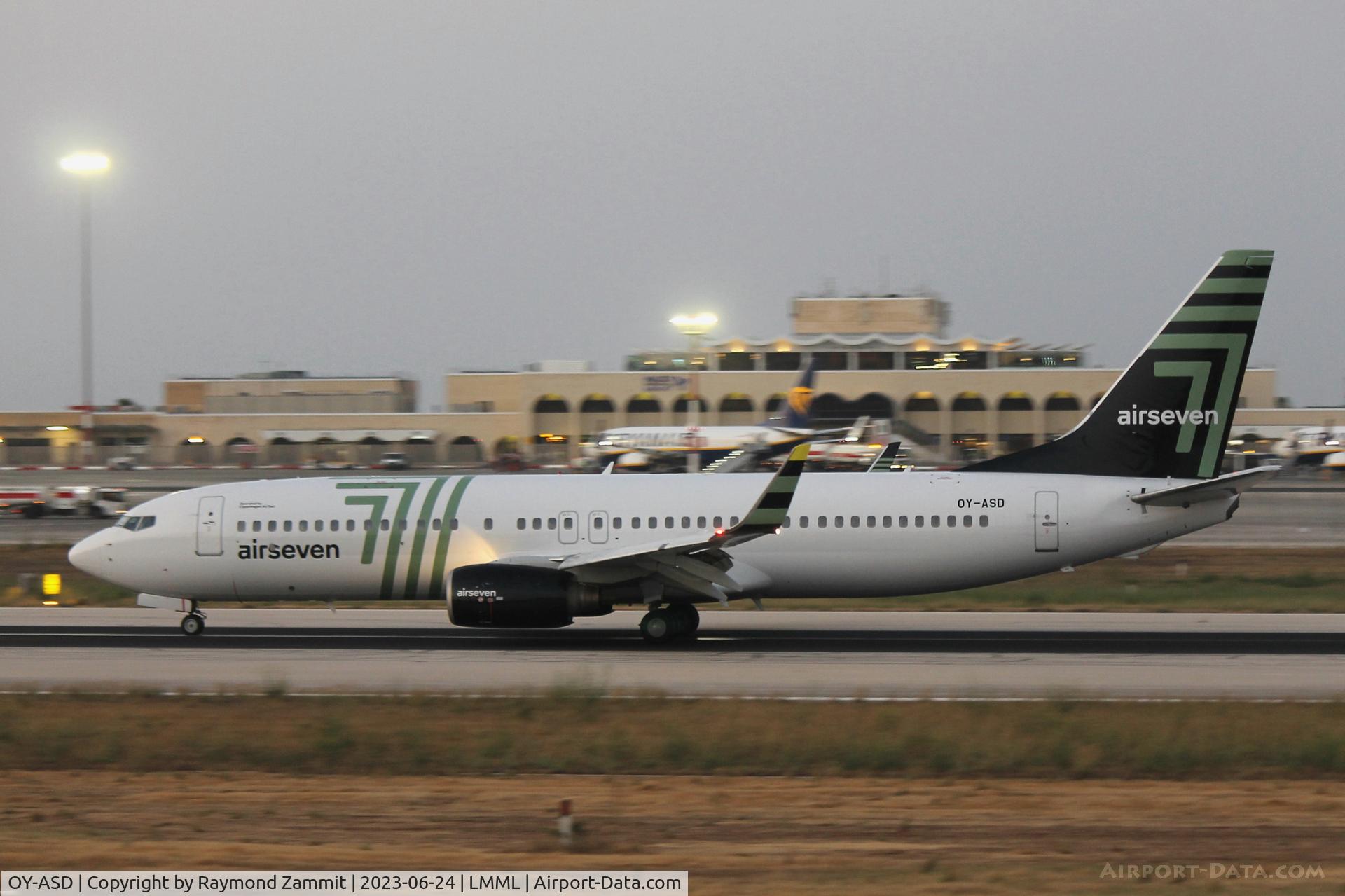 OY-ASD, 2009 Boeing 737-8FZ C/N 29674, B737-800 OY-ASD Air Seven