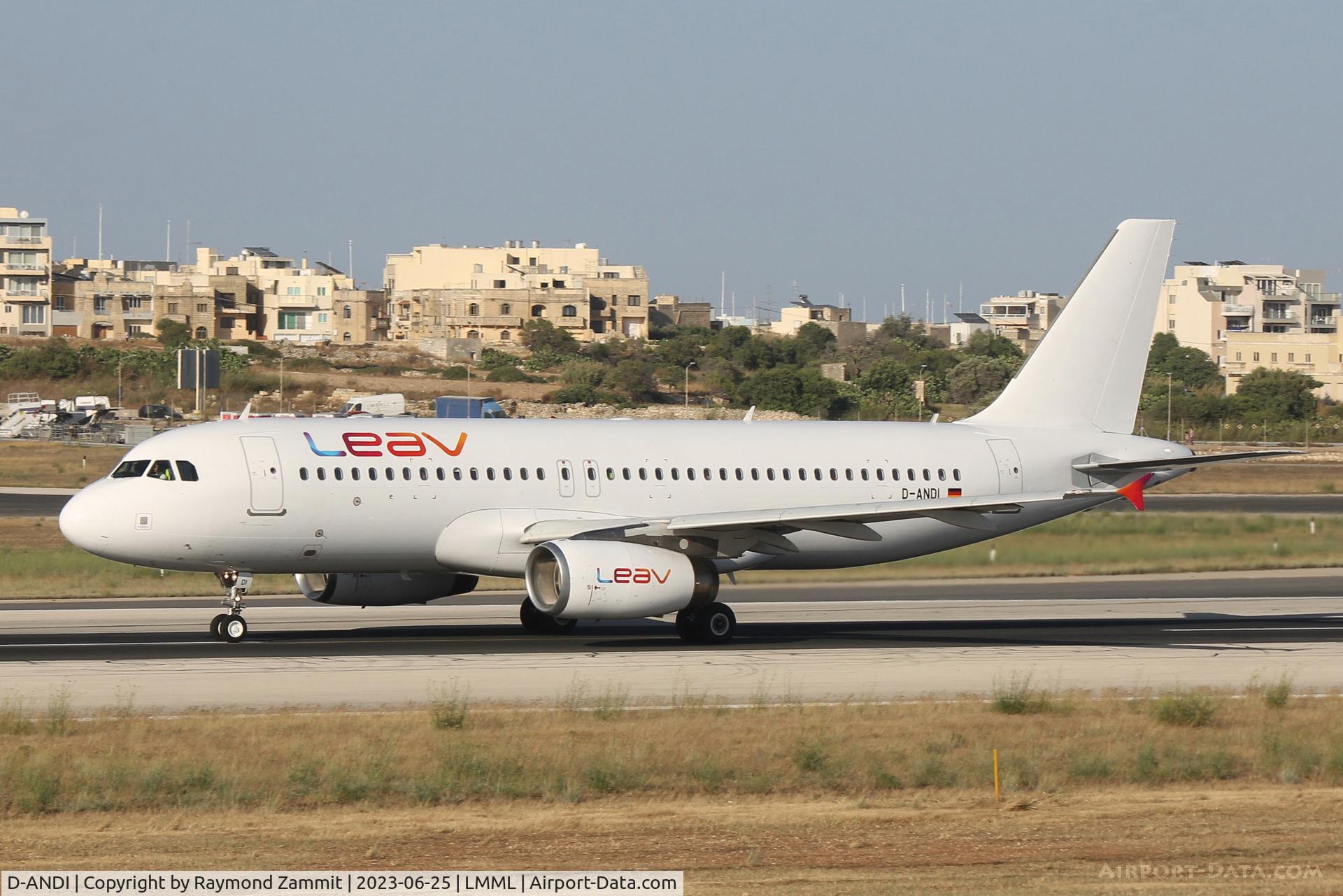 D-ANDI, 2000 Airbus A320-232 C/N 1305, A320 D-ANDI Leav Aviation