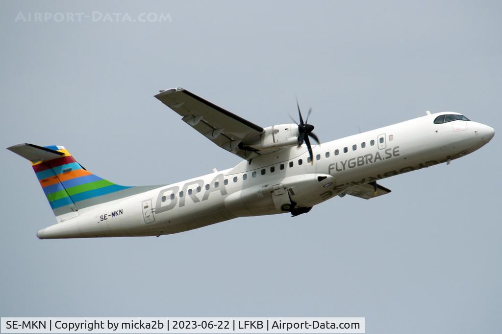 SE-MKN, 2020 ATR 72-600 C/N 1578, Take off, leasing by Air Corsica