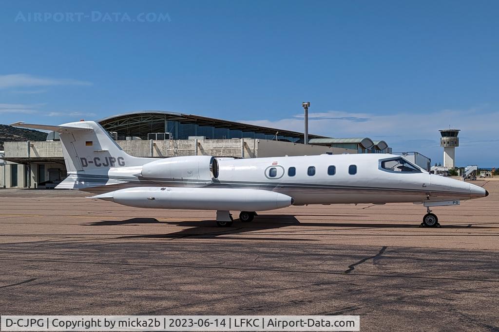 D-CJPG, 1977 Learjet 35A C/N 108, Parked