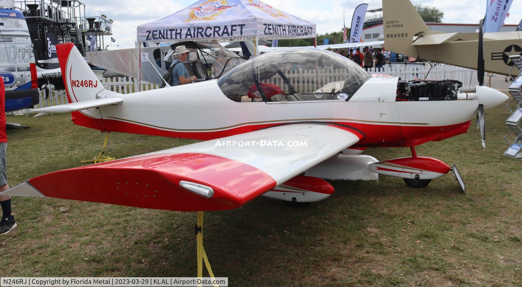 N246RJ, 2012 Zenith CH 650 Zodiac C/N 65-7471, CH-650 zx