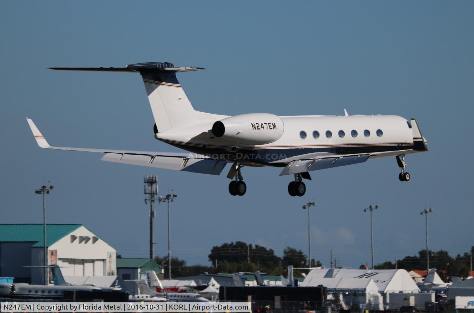 N247EM, Gulfstream Aerospace GV-SP (G550) C/N 5265, G550 zx
