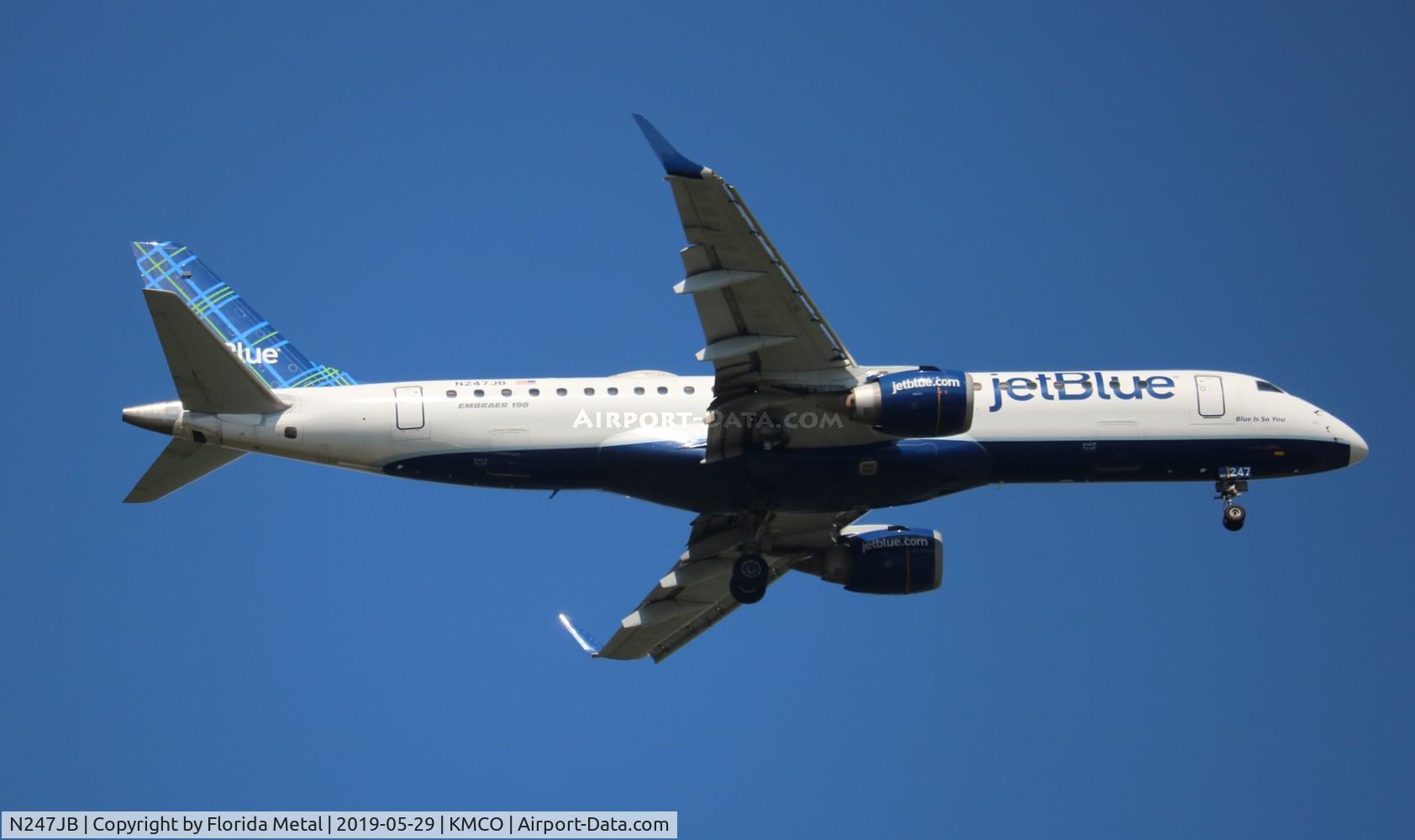 N247JB, 2006 Embraer 190AR (ERJ-190-100IGW) C/N 19000042, JBU E190 zx