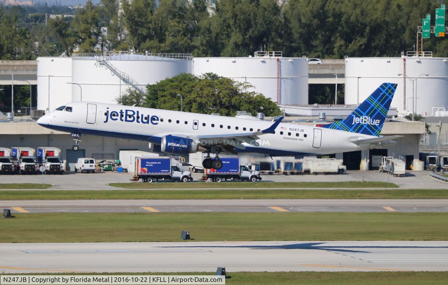 N247JB, 2006 Embraer 190AR (ERJ-190-100IGW) C/N 19000042, JBU E190 zx