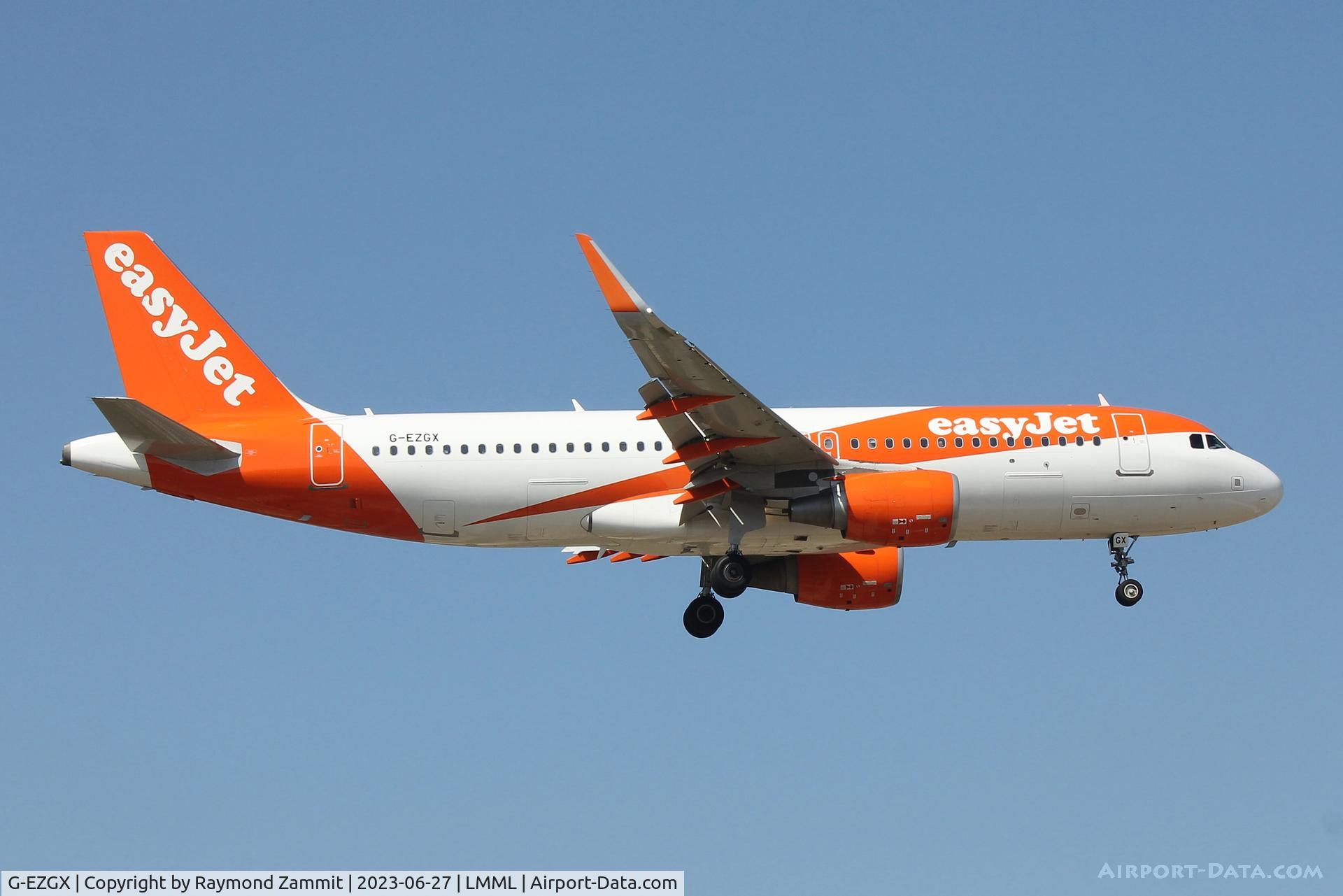 G-EZGX, 2018 Airbus A320-214 C/N 8381, A320 G-EZGX Easyjet