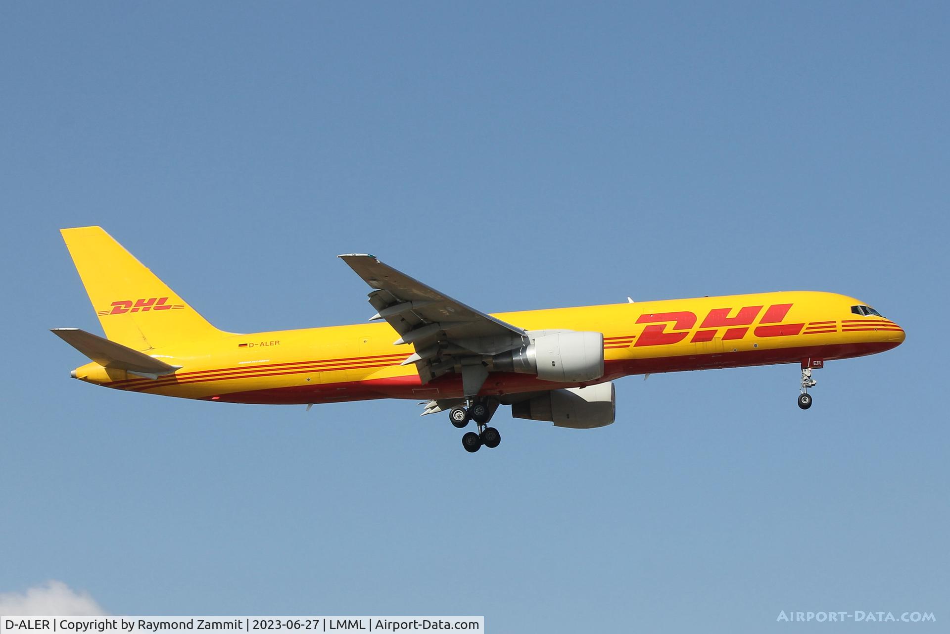 D-ALER, 1994 Boeing 757-2Q8/SF C/N 27351, B757 D-ALER European Air Transport (DHL)
