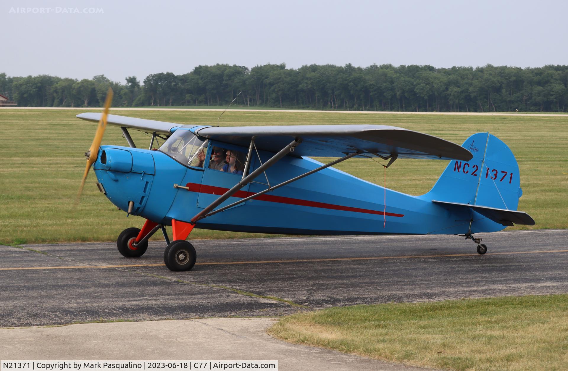 N21371, 1938 Aeronca 65-CA Super Chief C/N C1808, Aeronca 65-CA