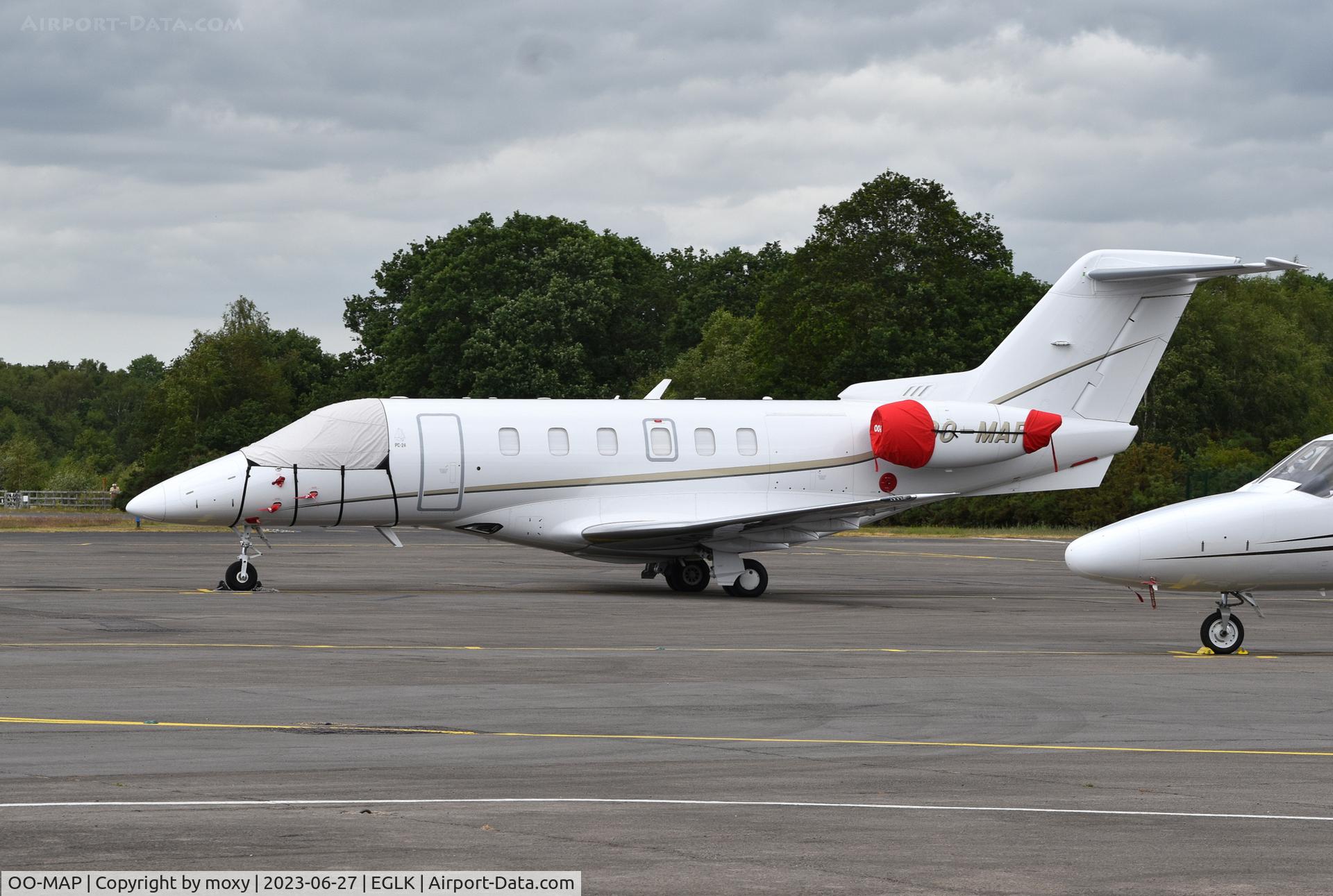 OO-MAP, 2019 Pilatus PC-24 C/N 131, Pilatus PC-24 at Blackbushe.