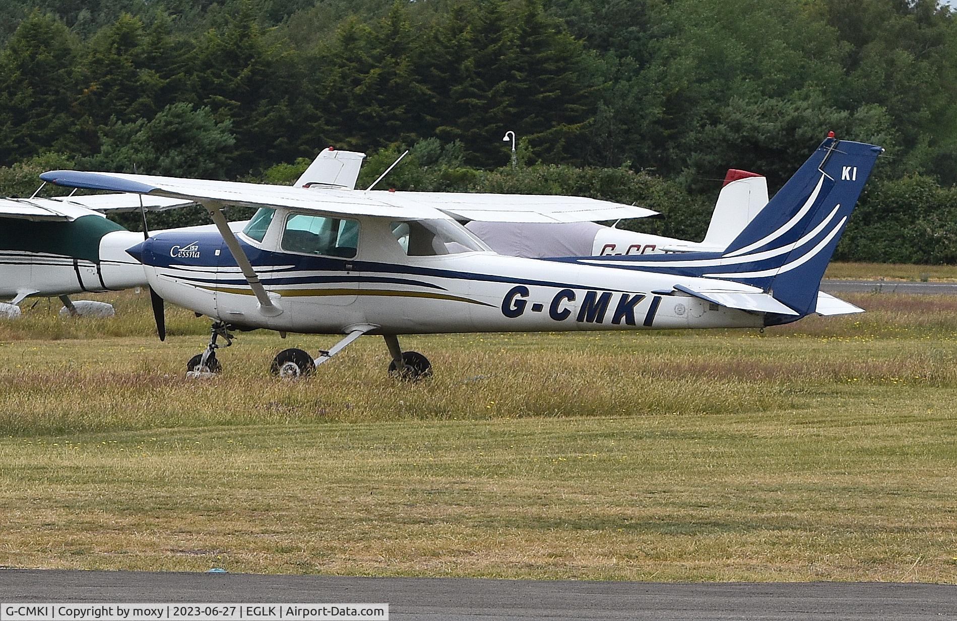 G-CMKI, 1977 Cessna 152 C/N 15280900, Cessna 152 at Blackbushe. Ex N25990