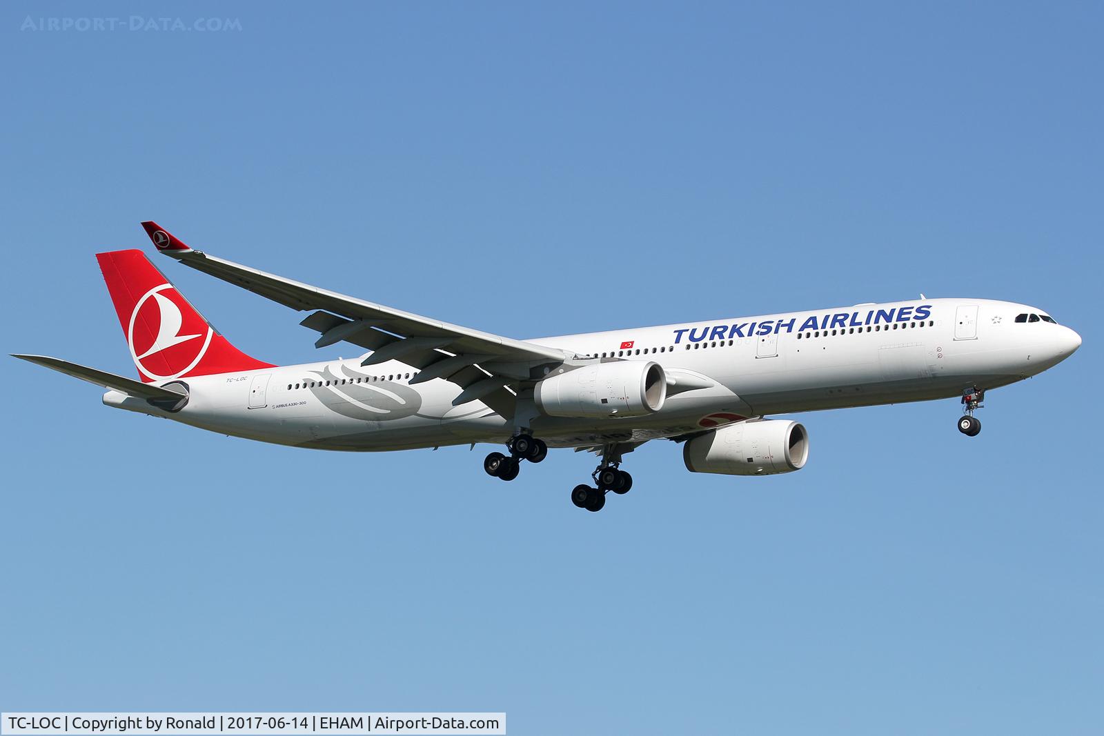 TC-LOC, 2014 Airbus A330-343E C/N 1542, at spl