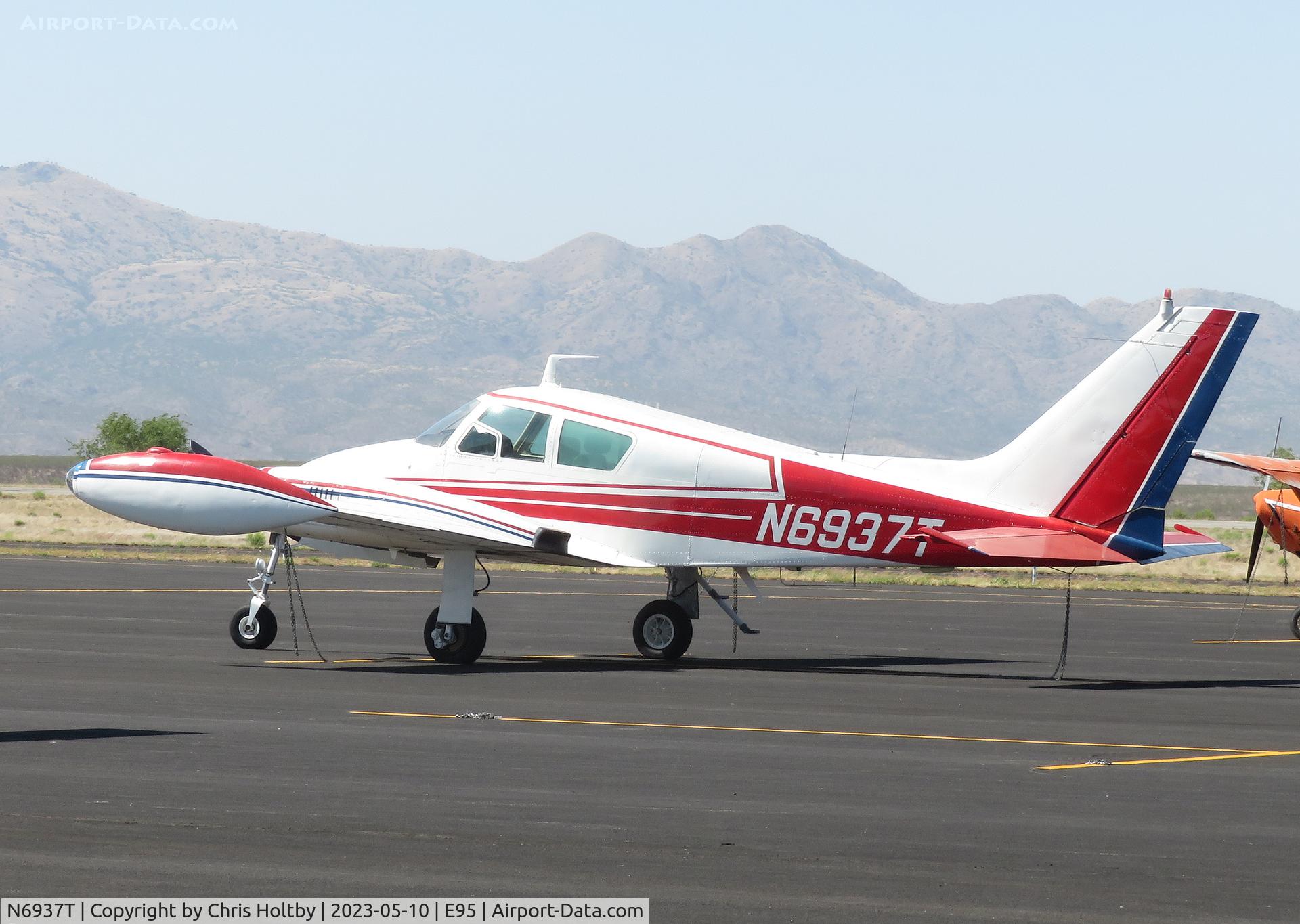 N6937T, 1960 Cessna 310D C/N 39237, Parked at Benson Municipal Airport, Arizona