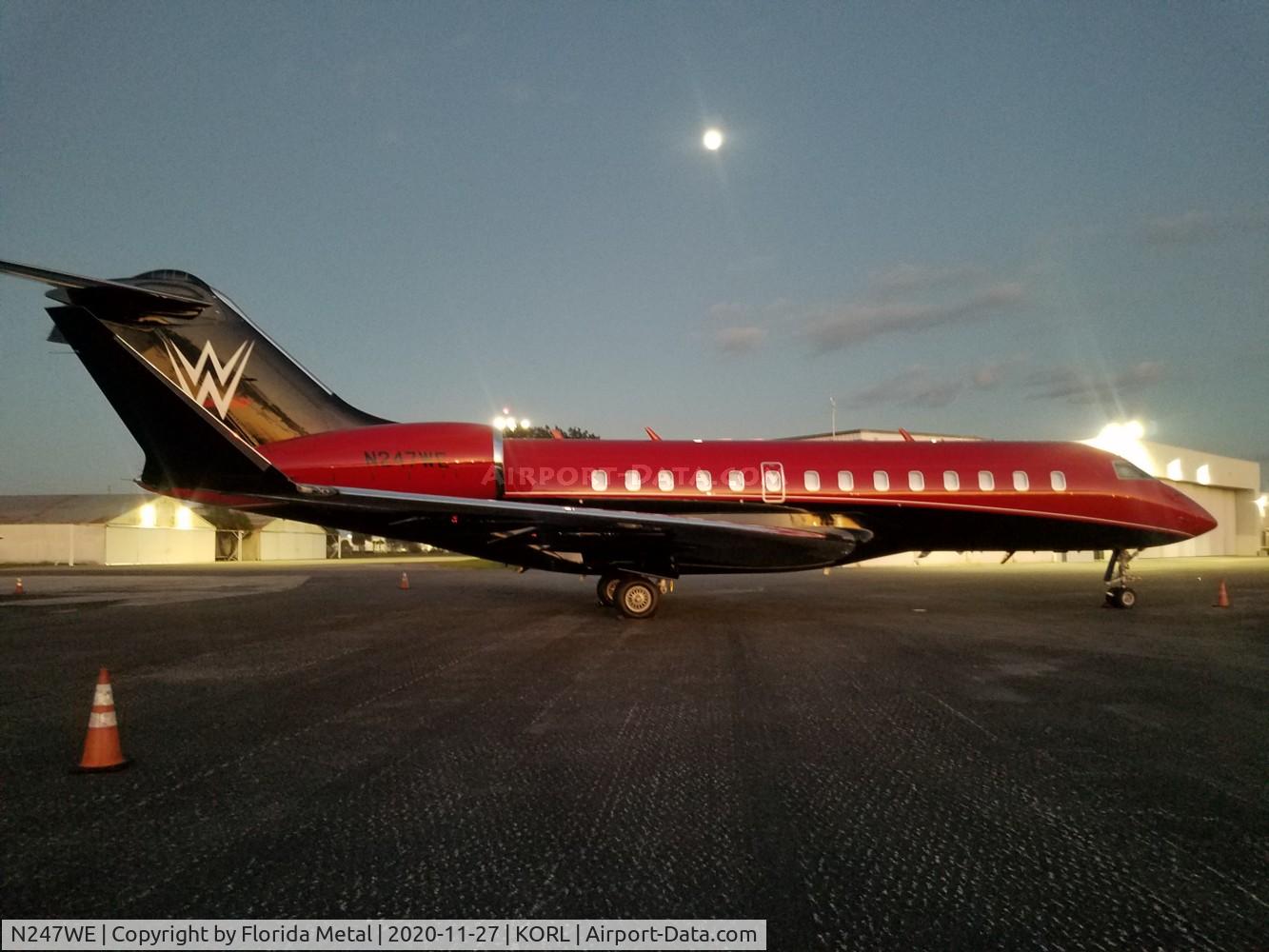 N247WE, 2007 Bombardier BD-700-1A11 Global 5000 C/N 9245, ORL zx