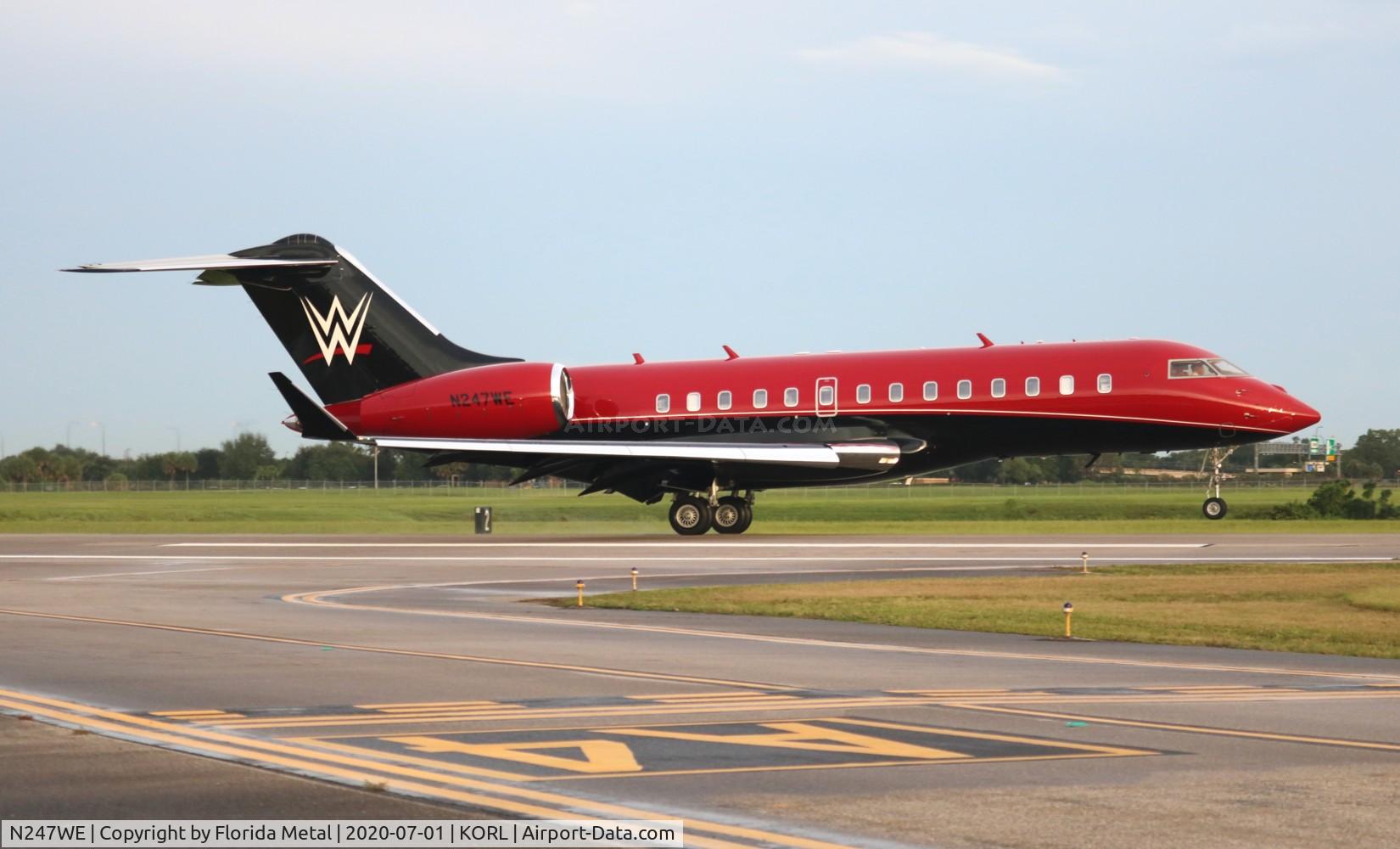 N247WE, 2007 Bombardier BD-700-1A11 Global 5000 C/N 9245, ORL zx