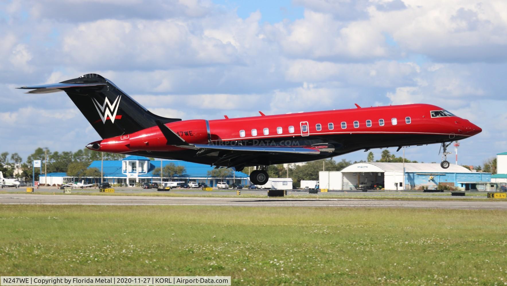 N247WE, 2007 Bombardier BD-700-1A11 Global 5000 C/N 9245, Global 5000 zx