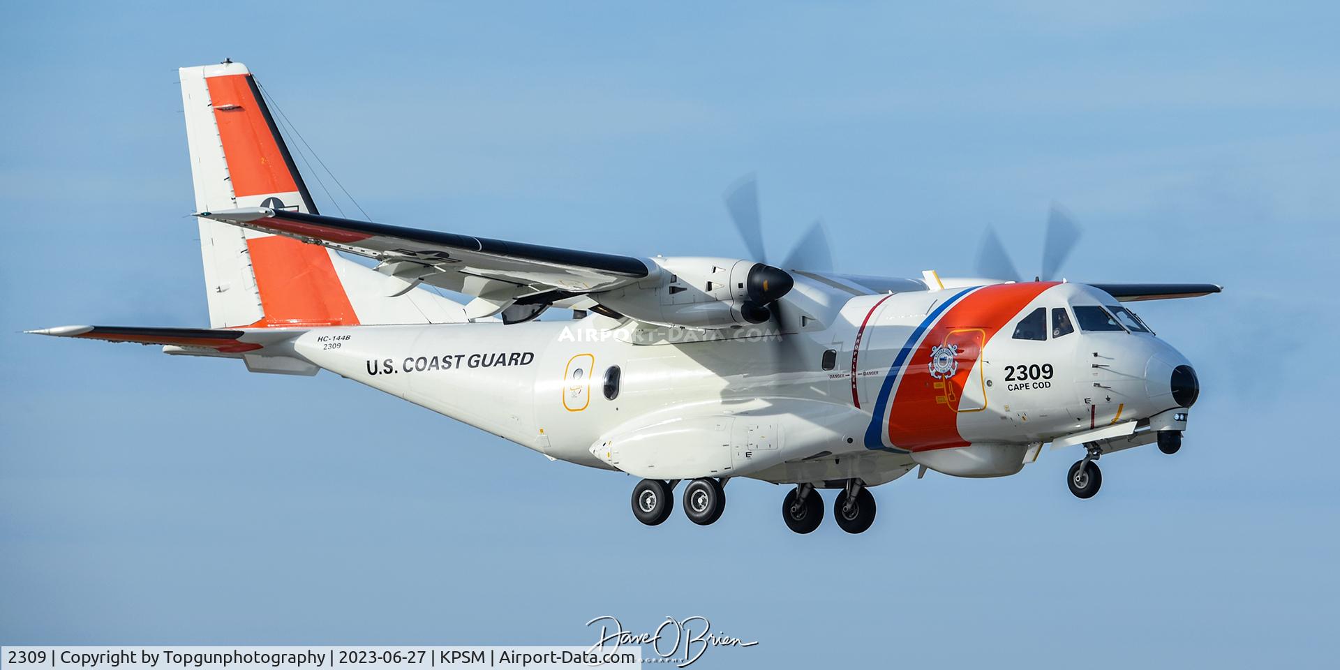 2309, 2007 Airtech HC-144A Ocean Sentry (CN-235M-300) C/N C174, USCG Sentry working RW16