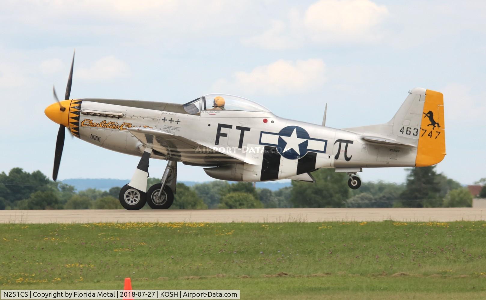 N251CS, North American F-51D Mustang C/N 44-74977N, P-51D Charlotte's Chariot II zx OSH 18