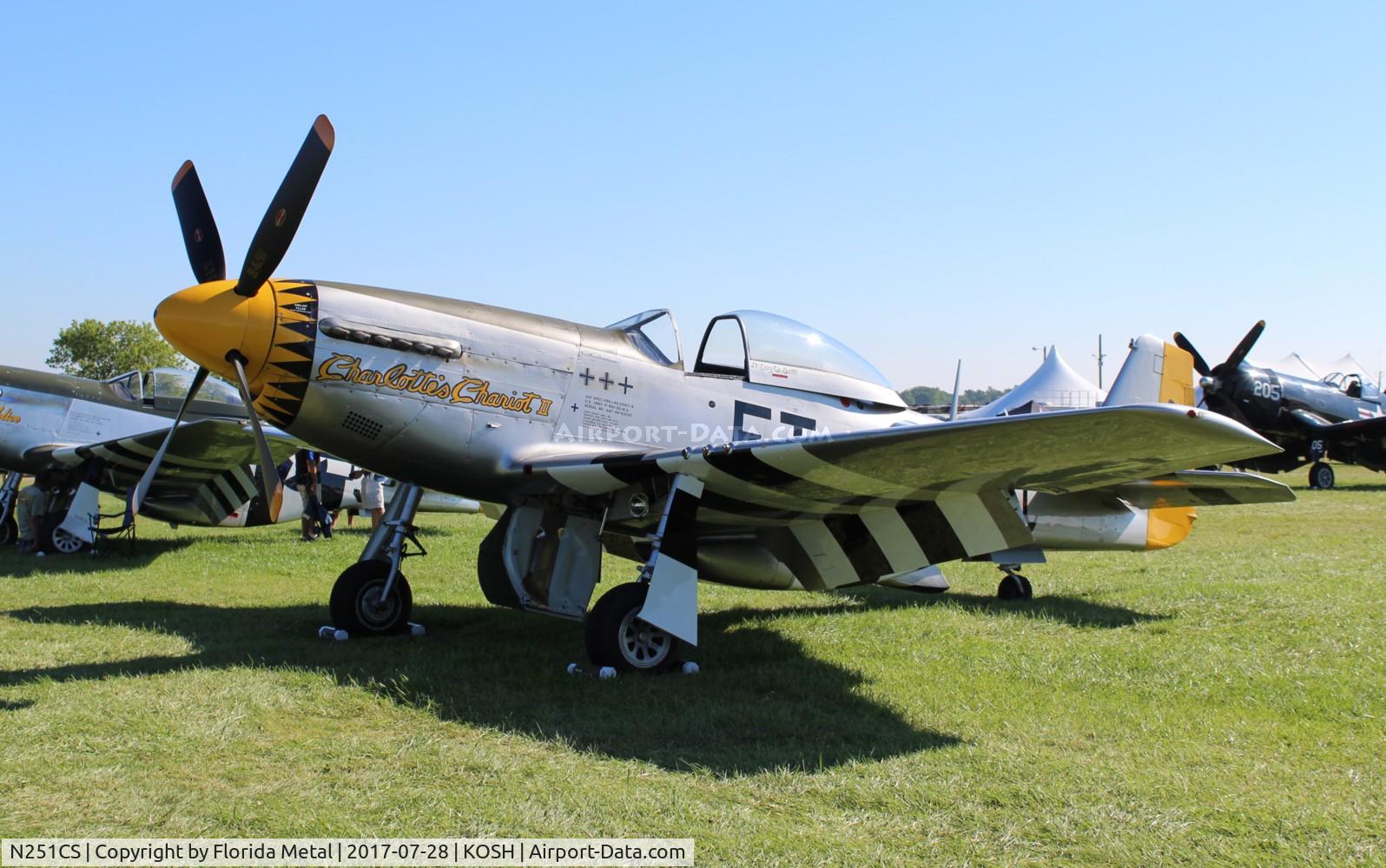 N251CS, North American F-51D Mustang C/N 44-74977N, P-51D Charlotte's Chariot II zx OSH 17
