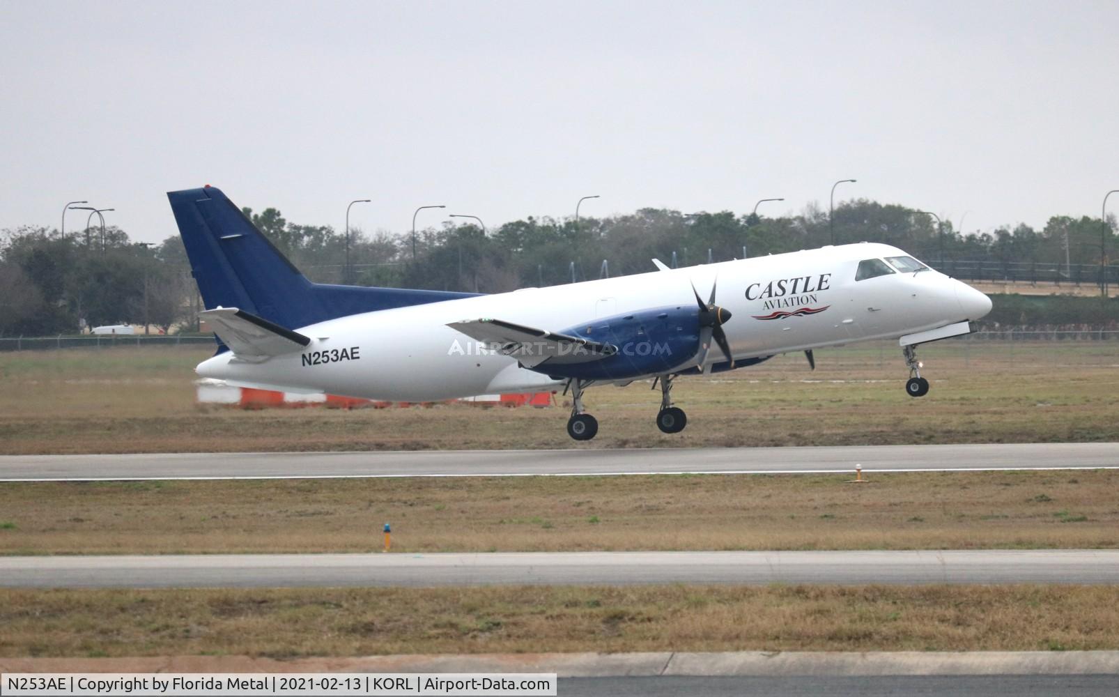N253AE, 1991 Saab 340B C/N 340B-253, Castle Aviation Saab 340 zx