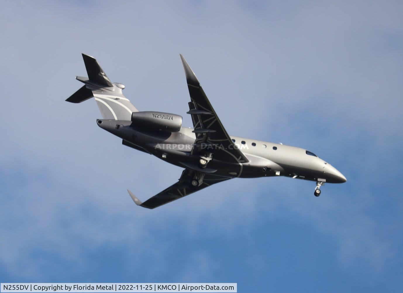 N255DV, 2021 Embraer EMB-550 (Praetor 600) C/N 55020147, Praetor 600 zx MCO 18R