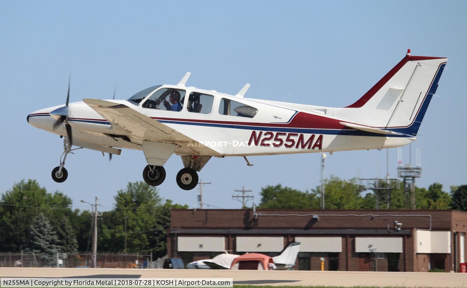 N255MA, 1967 Beech C55 Baron (95-C55) C/N TE-318, Baron 55 zx OSH 18