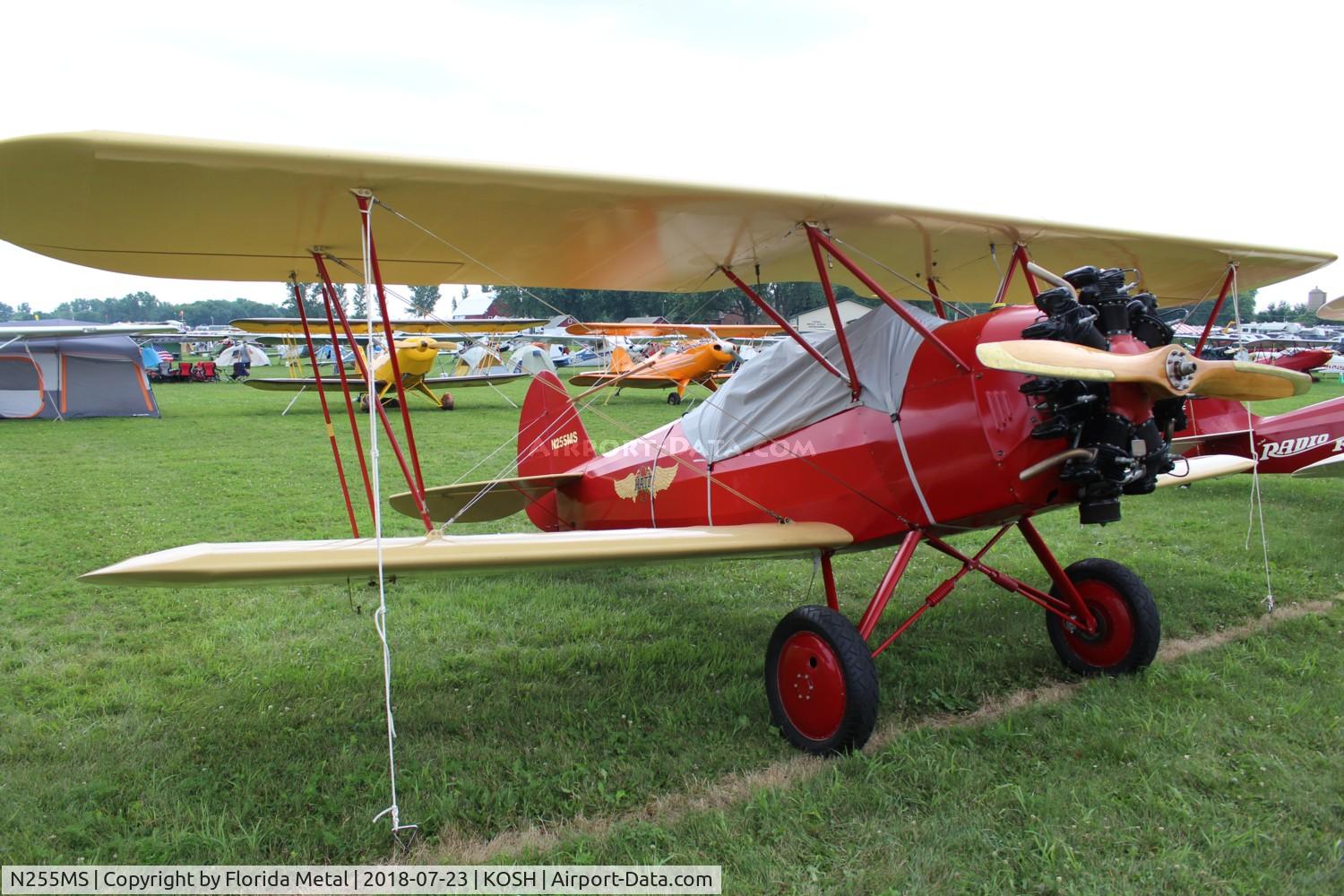 N255MS, 2004 Hatz Biplane C/N 1, Hatz CB-1 zx OSH 2018