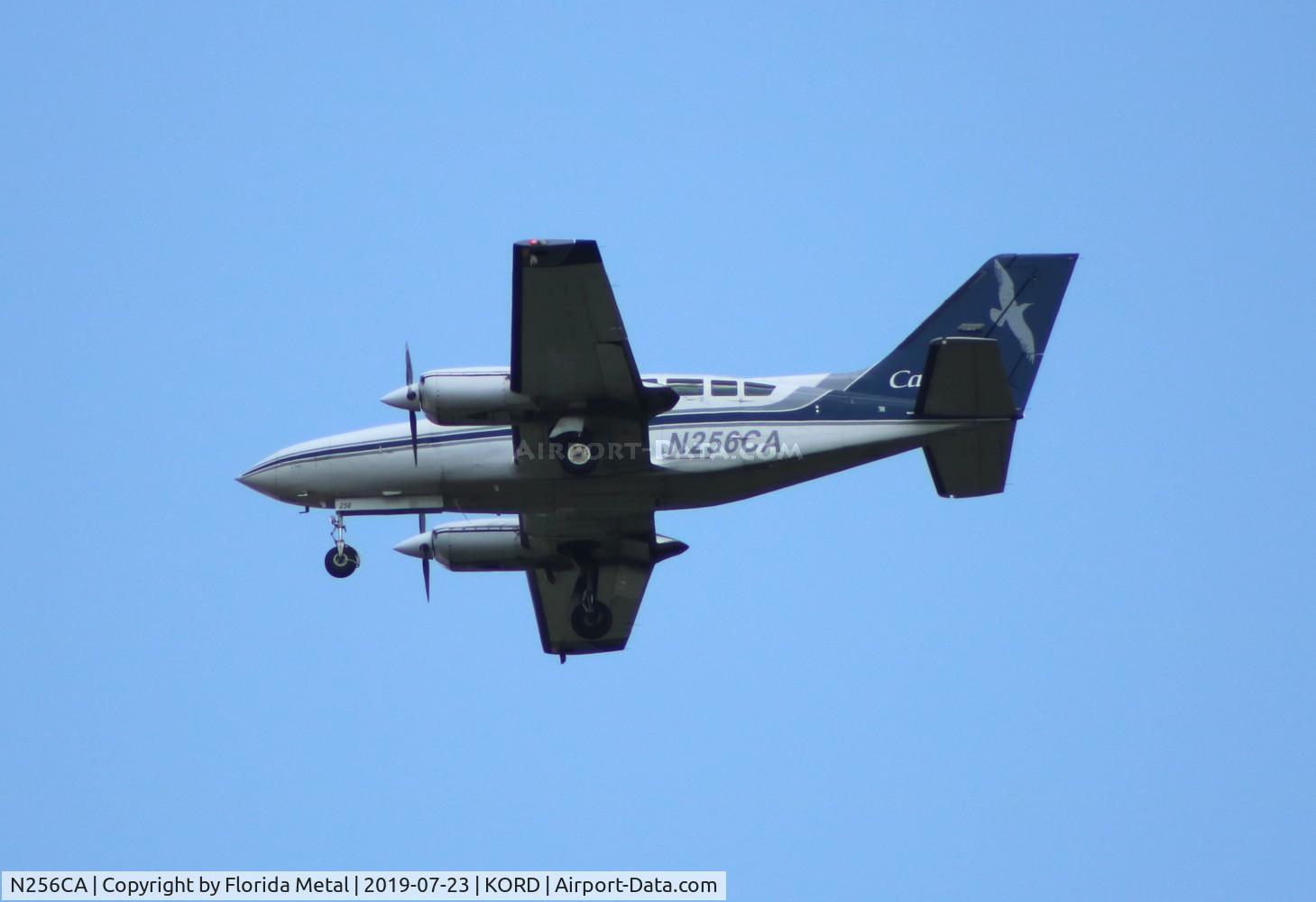 N256CA, Cessna 402C C/N 402C0606, C402 zx ORD 28C