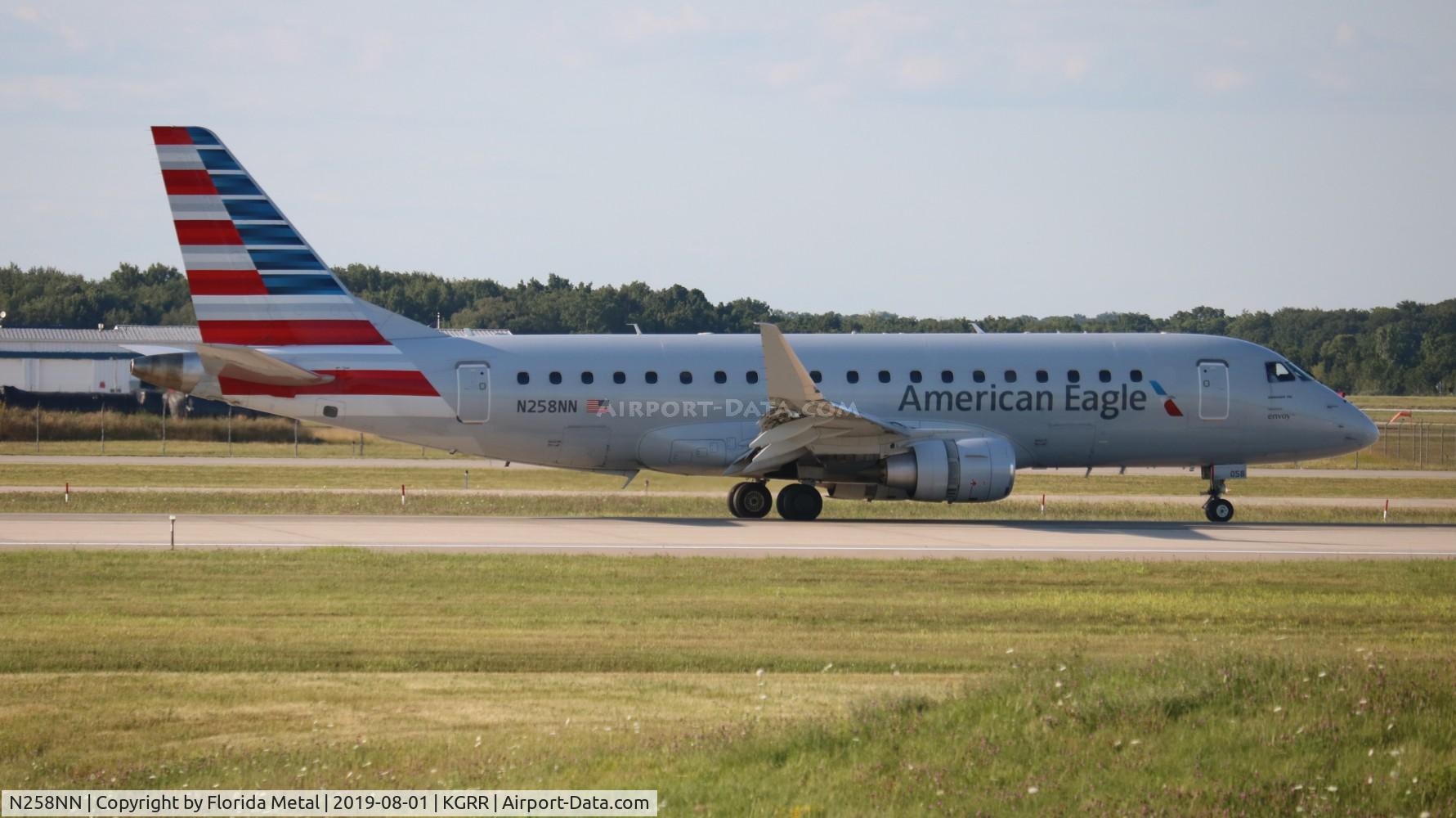 N258NN, 2017 Embraer 175LR (ERJ-170-200LR) C/N 17000675, Envoy/Eagle E175 zx ORD-GRR
