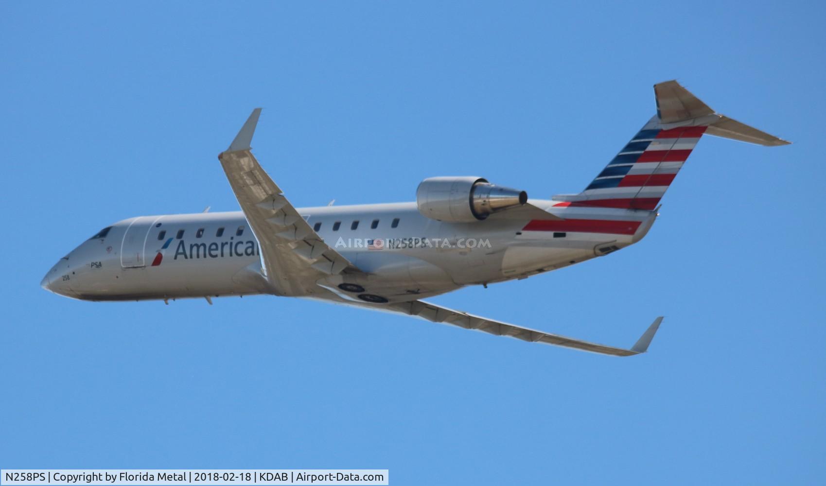 N258PS, 2004 Bombardier CRJ-200ER (CL-600-2B19) C/N 7941, PSA/Eagle CRJ2 zx DAB-CLT
