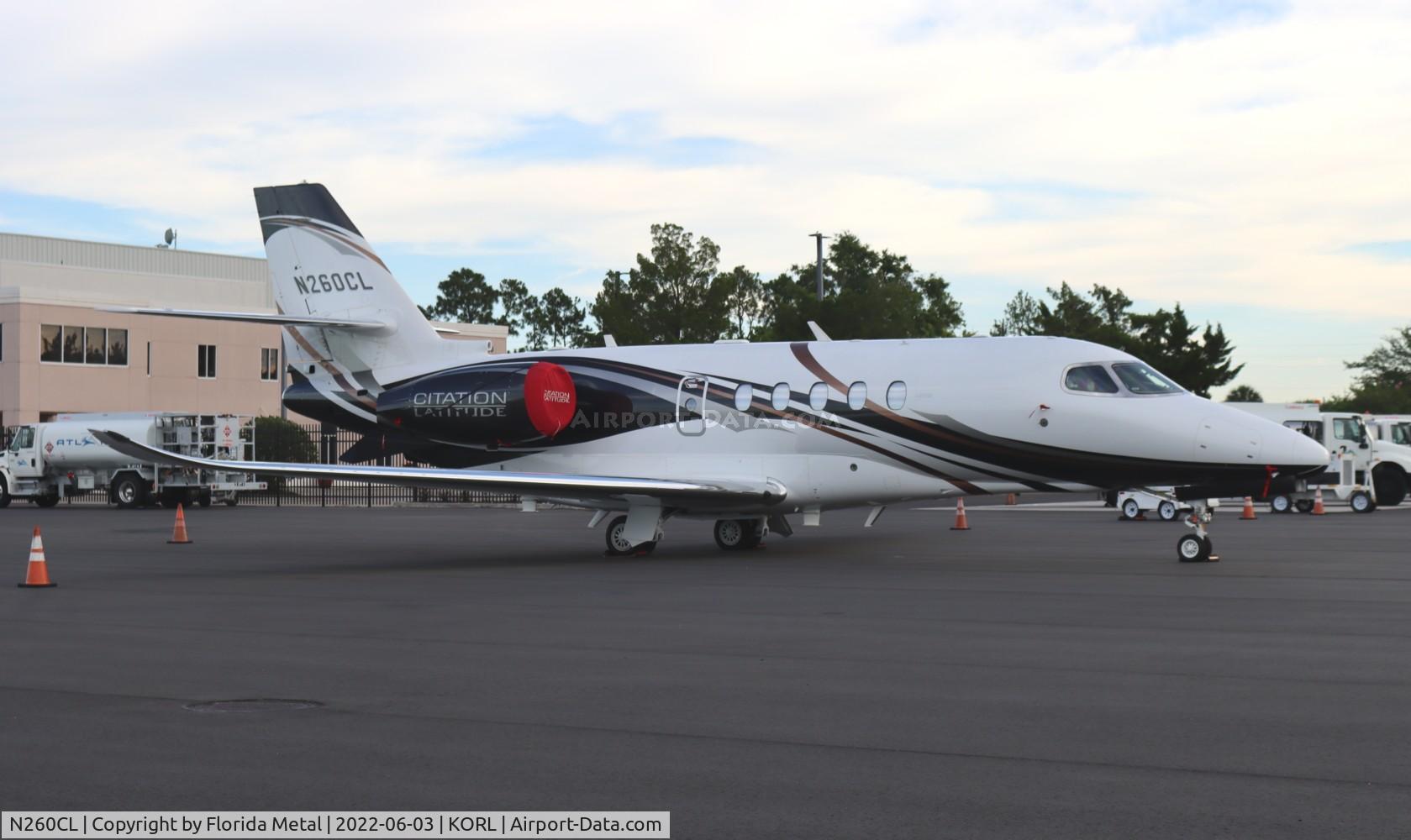 N260CL, 2021 Cessna 680A Citation Latitude C/N 680A0260, C680A zx