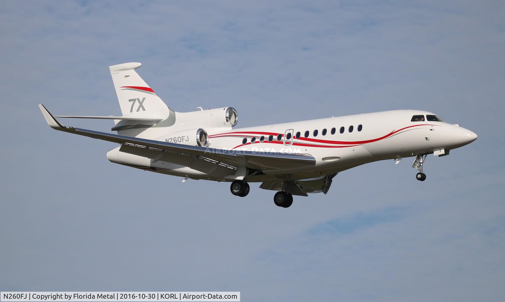 N260FJ, 2015 Dassault Falcon 7X C/N 260, Falcon 7X zx