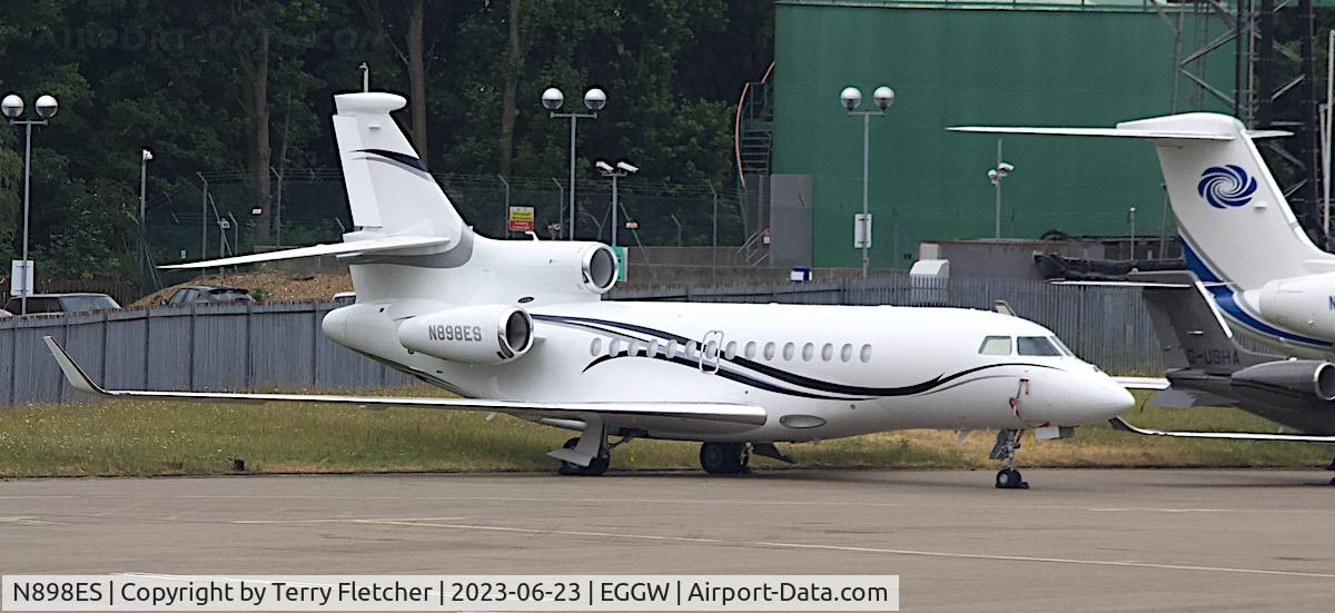 N898ES, 2007 Dassault Falcon 7X C/N 015, At London Luton
