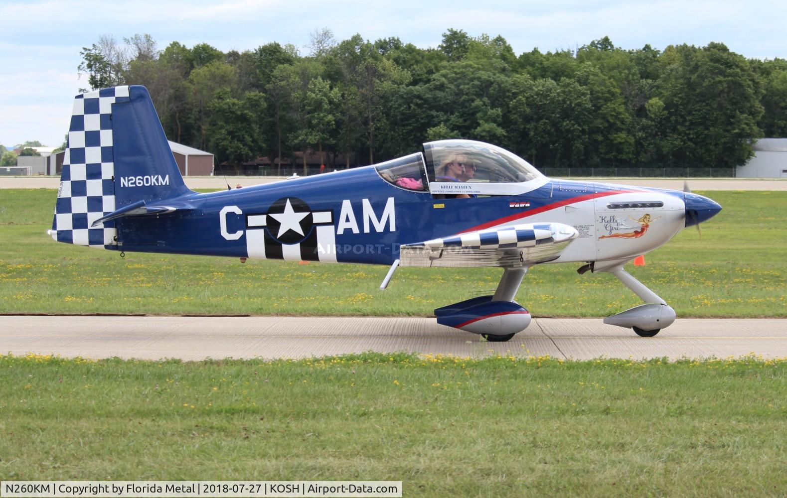 N260KM, 2015 Vans RV-7A C/N 70802, RV-7A zx